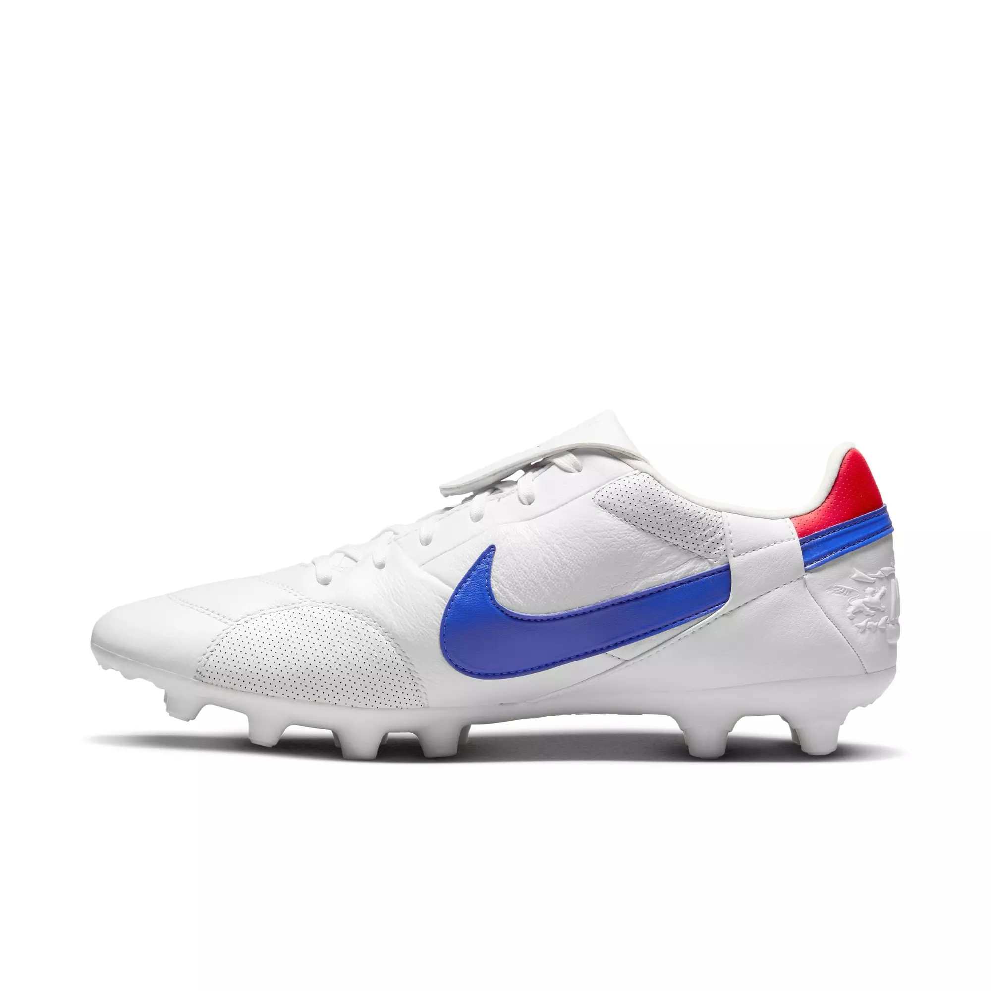Nike Premier 3 FG "White/Game Royal/University Red" Men's Firm-Ground Soccer Cleat - WHITE/RED/BLUE