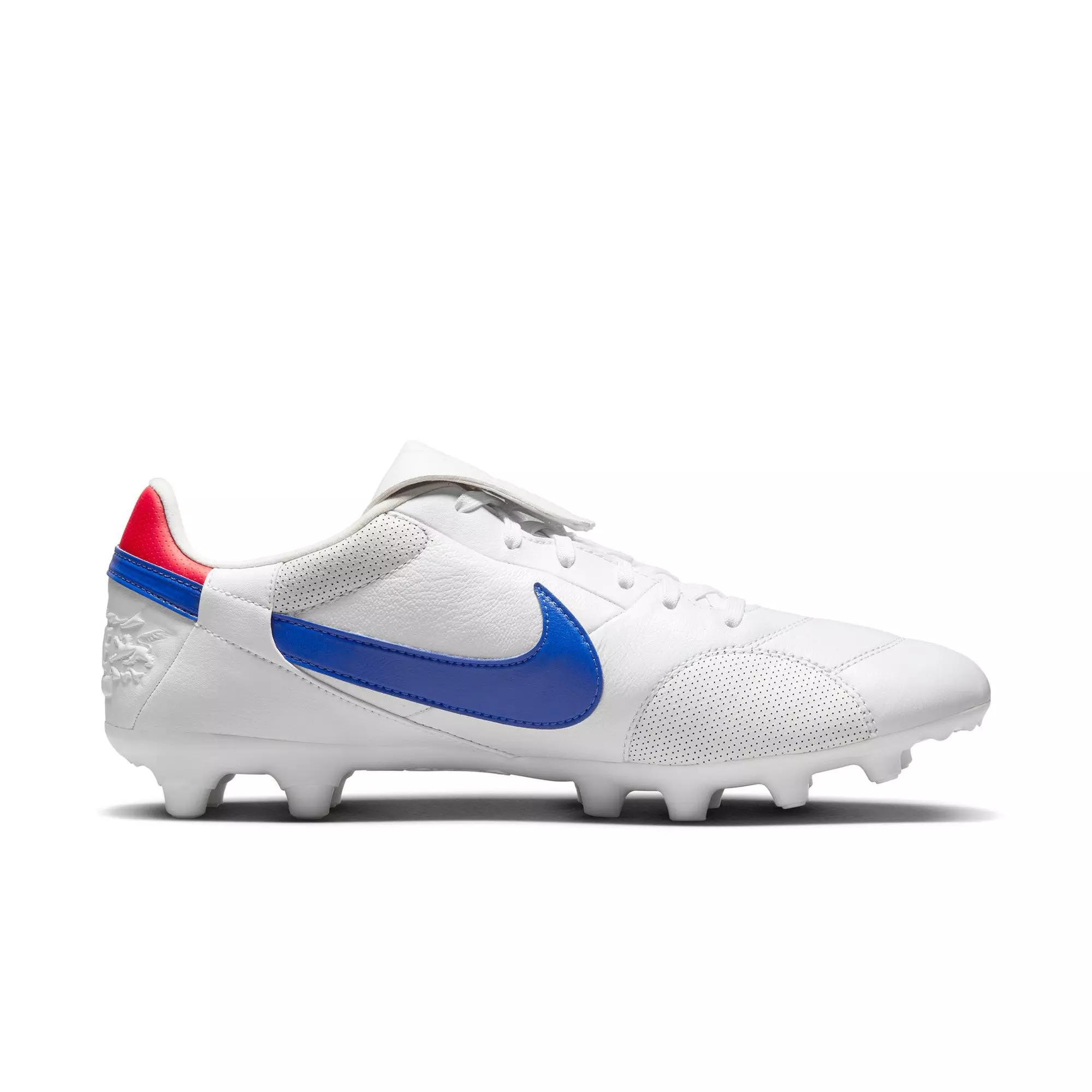 Nike Premier 3 FG "White/Game Royal/University Red" Men's Firm-Ground Soccer Cleat - WHITE/RED/BLUE