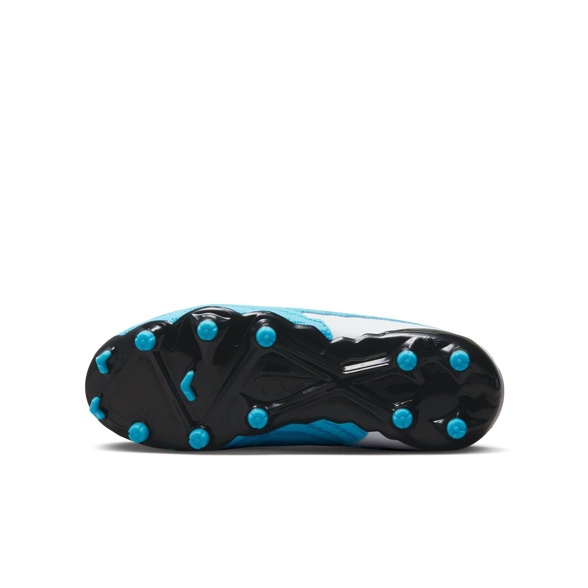 Nike Jr. Phantom GX Academy MG  Kids' "Baltic Blue/Pink Blast/White/Laser Blue" Soccer Cleat