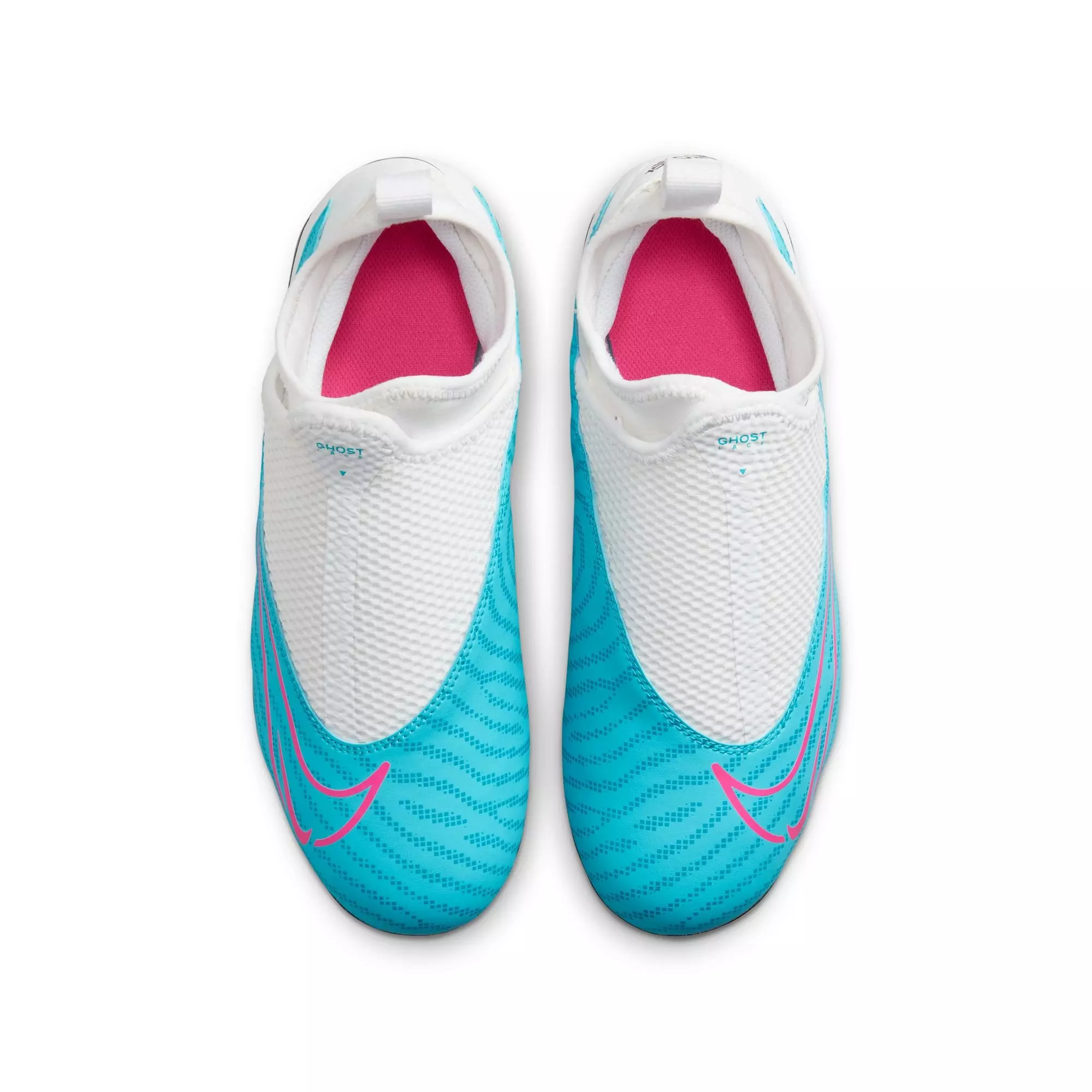 Nike Jr. Phantom GX Academy Dynamic Fit MG "Baltic Blue/Pink Bliss" Grade School Kids' Soccer Cleat - BLUE/PINK