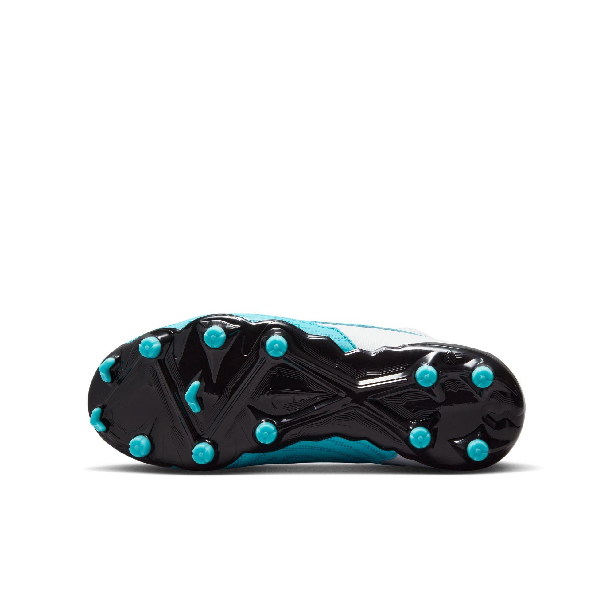 Nike Jr. Phantom GX Academy Dynamic Fit MG  Grade School Kids' "Baltic Blue/Pink Bliss" Soccer Cleat