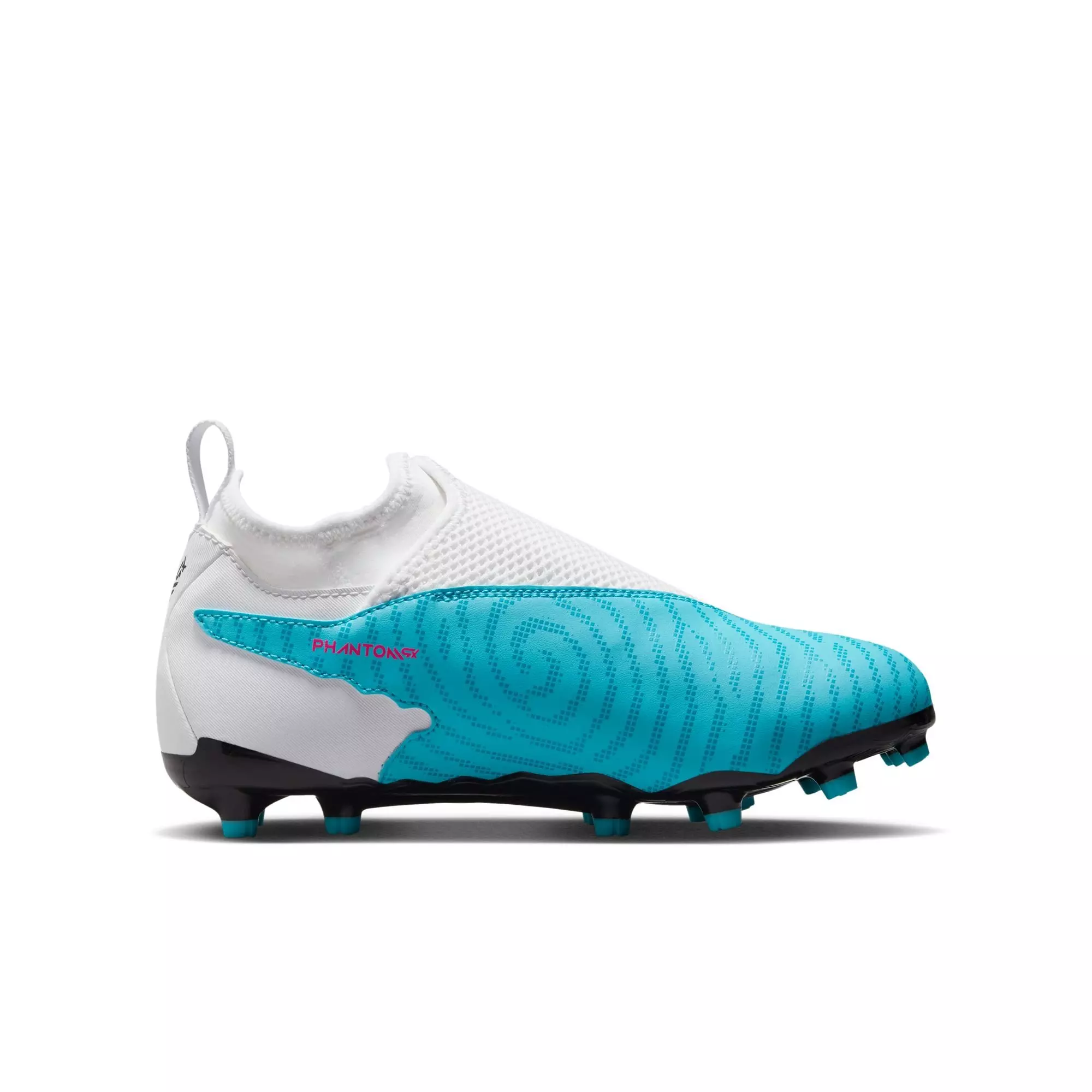 Nike Jr. Phantom GX Academy Dynamic Fit MG "Baltic Blue/Pink Bliss" Grade School Kids' Soccer Cleat - BLUE/PINK