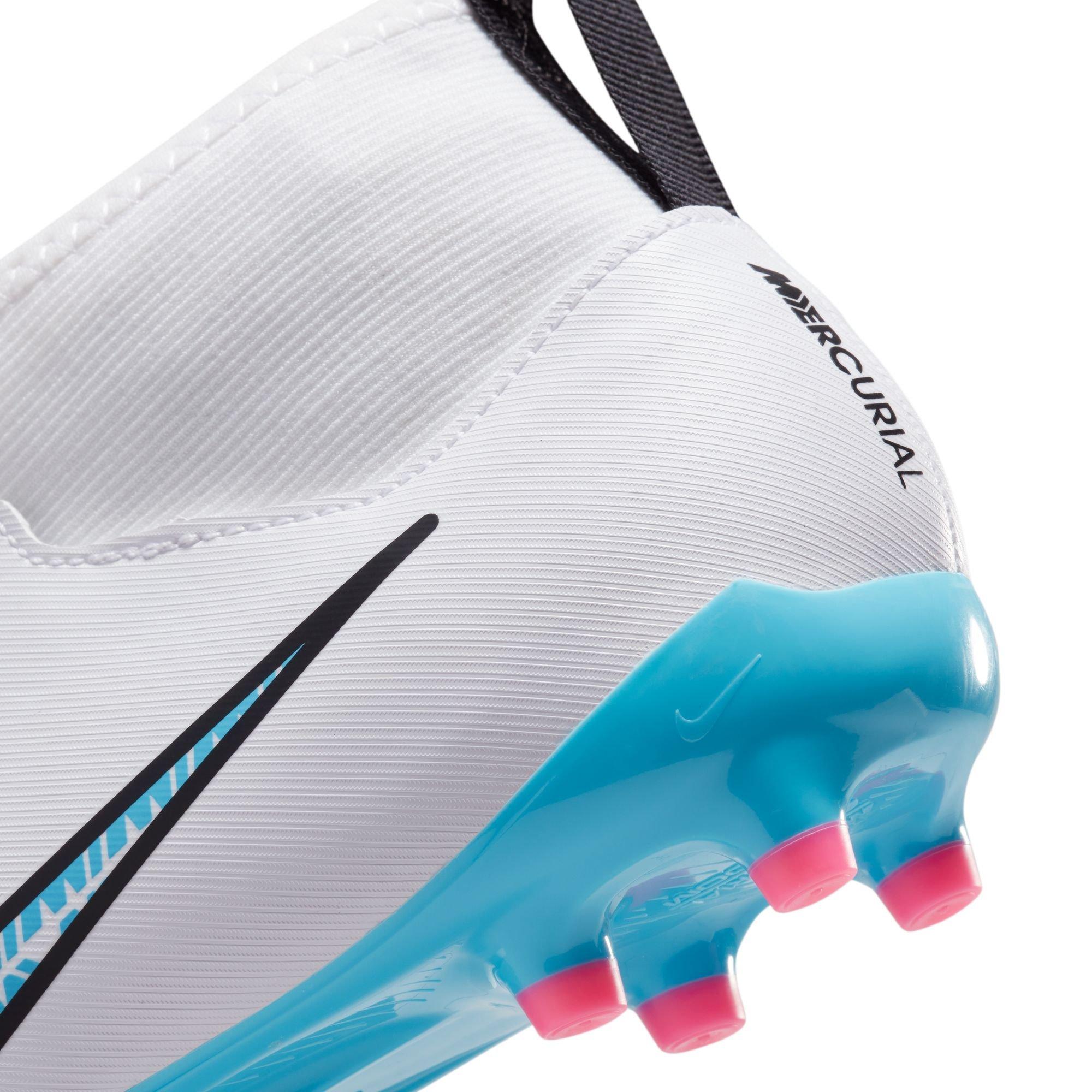 Champion Nike Futbol Zoom Superfly 9 Academy FG/MG White/Bltc Blue