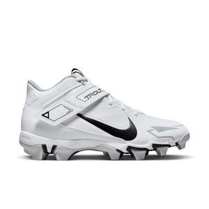 Nike Youth Force Trout 8 Keystone Rubber Molded Baseball Cleats SZ 4 Black  | White