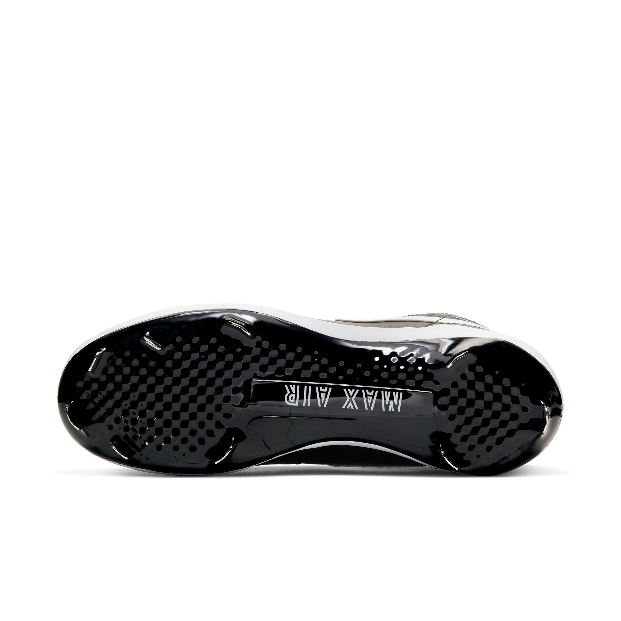 Nike Air Jordan 1 Retro Metal Baseball Cleats Black White AV5355-001  Men's