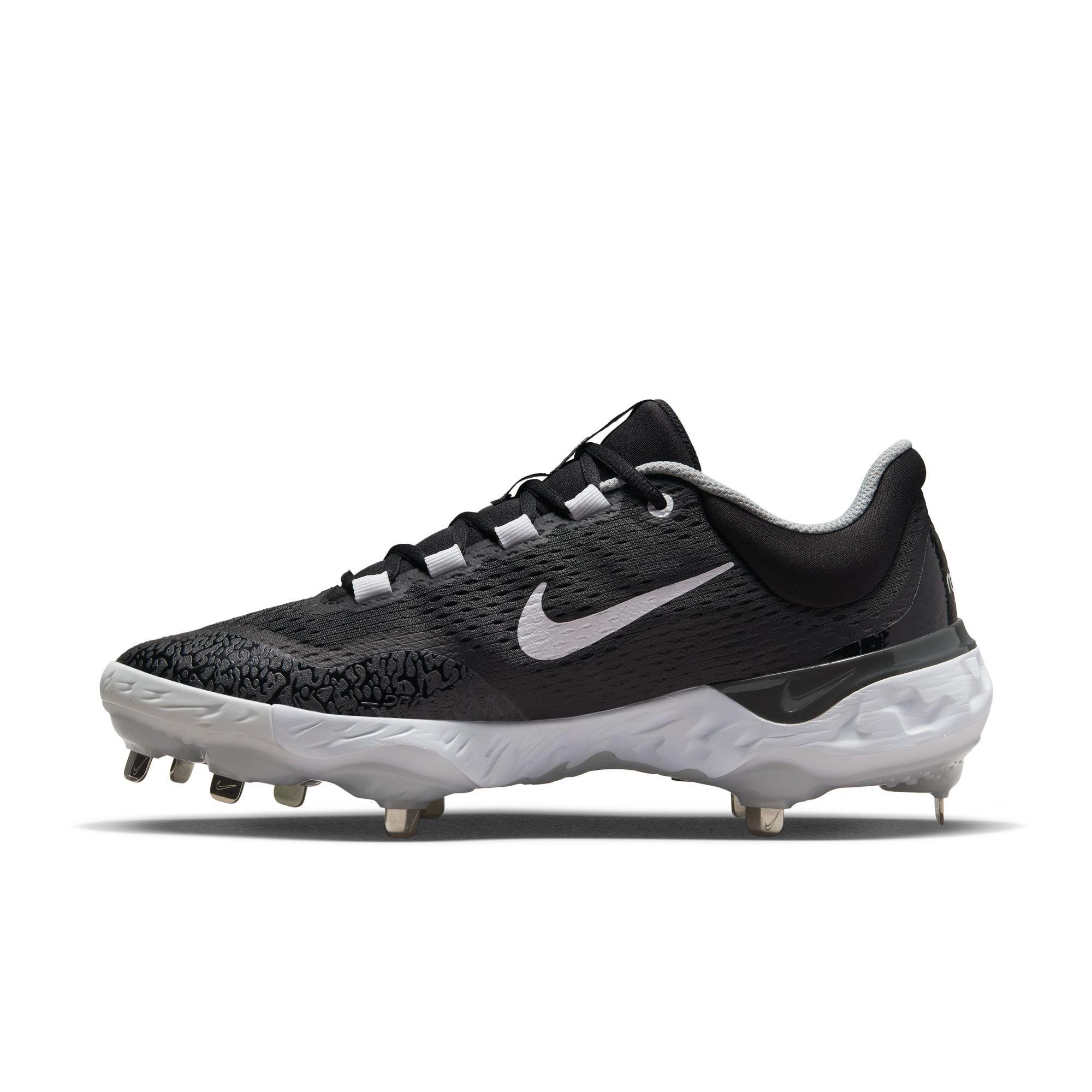 Nike Alpha Huarache Elite 2 Low Metal Black Baseball Shoe - Sport