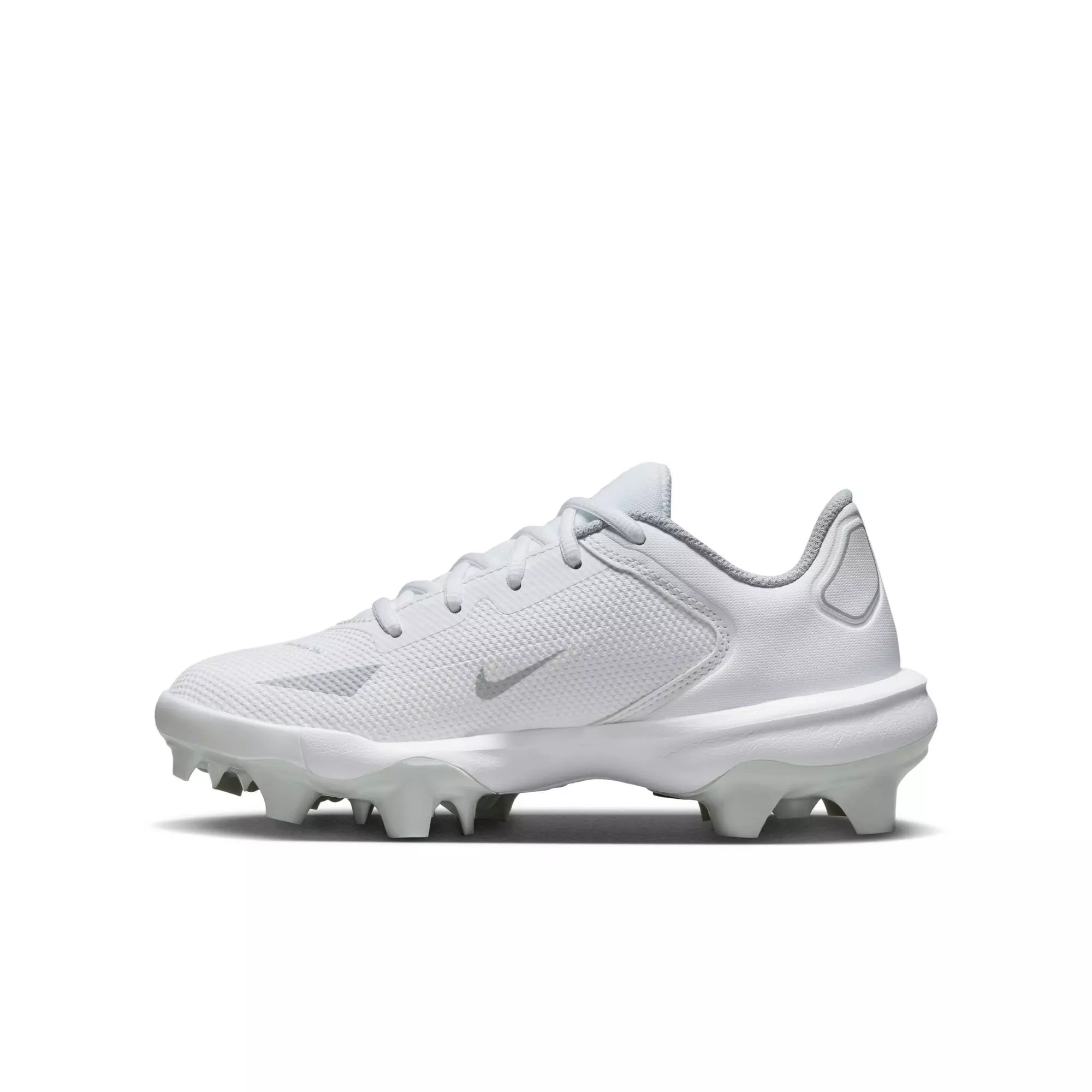 Nike Force Trout 8 Pro MCS BG "White/Black/Wolf Grey" Grade School Boys' Baseball Shoe - WHITE/BLACK