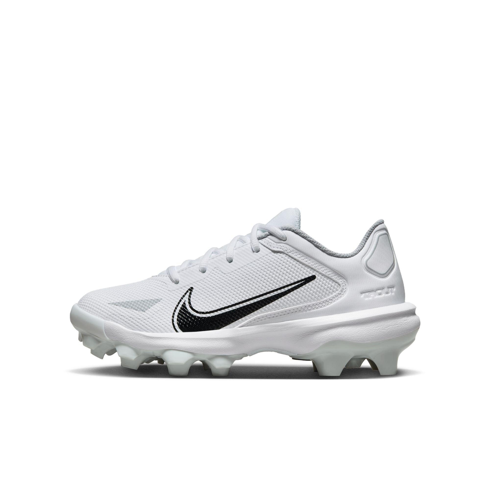 Nike Force Trout 8 Pro MCS BG  Grade School Boys' "White/Black/Wolf Grey" Baseball Shoe