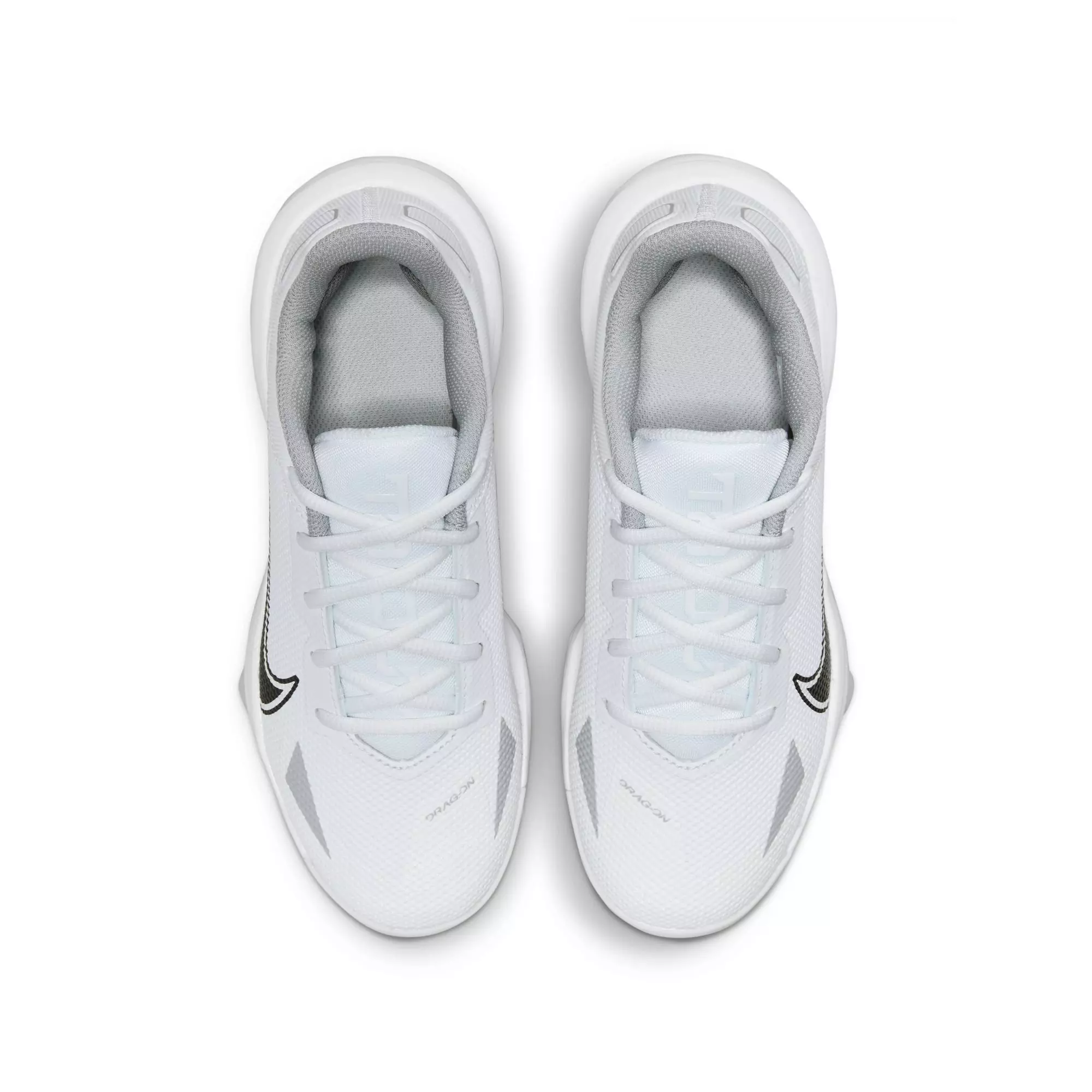 Nike Force Trout 8 Pro MCS BG "White/Black/Wolf Grey" Grade School Boys' Baseball Shoe - WHITE/BLACK