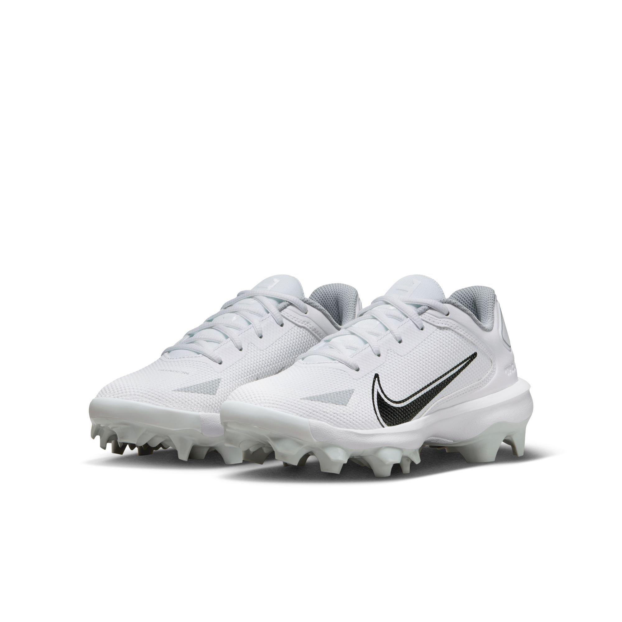 Nike Force Trout 8 Pro MCS BG  Grade School Boys' "White/Black/Wolf Grey" Baseball Shoe