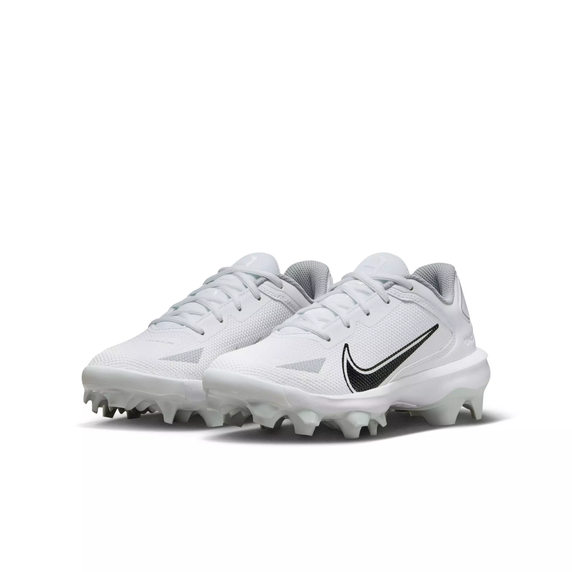 Nike Force Trout 8 Pro MCS BG "White/Black/Wolf Grey" Grade School Boys' Baseball Shoe - WHITE/BLACK