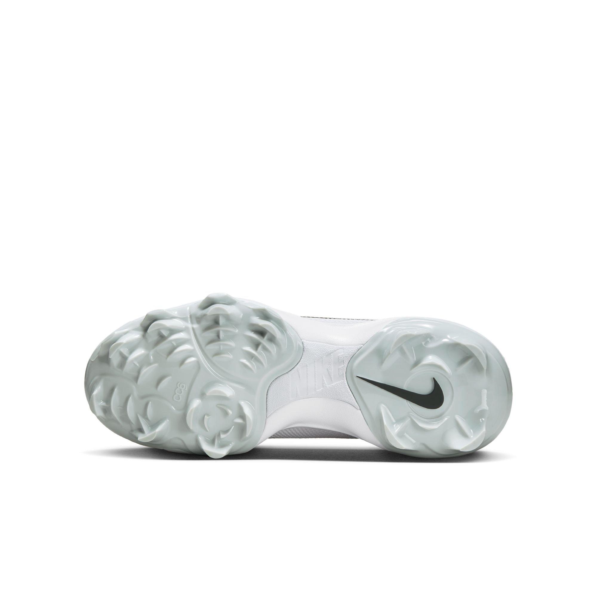 Nike Force Trout 8 Pro MCS BG  Grade School Boys' "White/Black/Wolf Grey" Baseball Shoe
