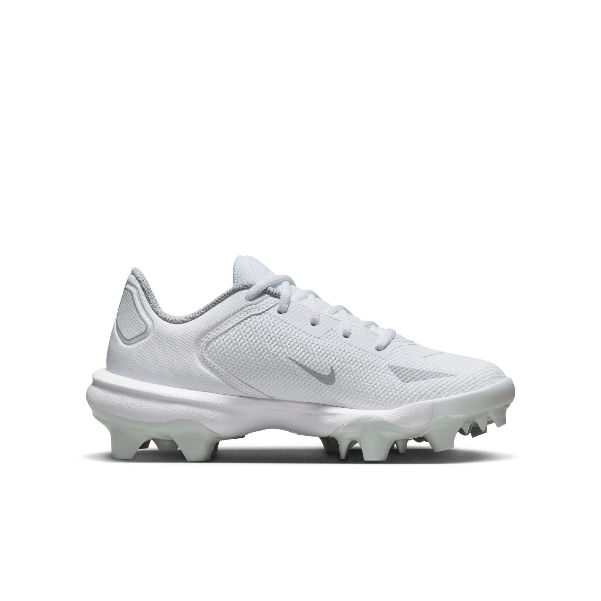 Nike Force Trout 8 Pro MCS BG  Grade School Boys' "White/Black/Wolf Grey" Baseball Shoe
