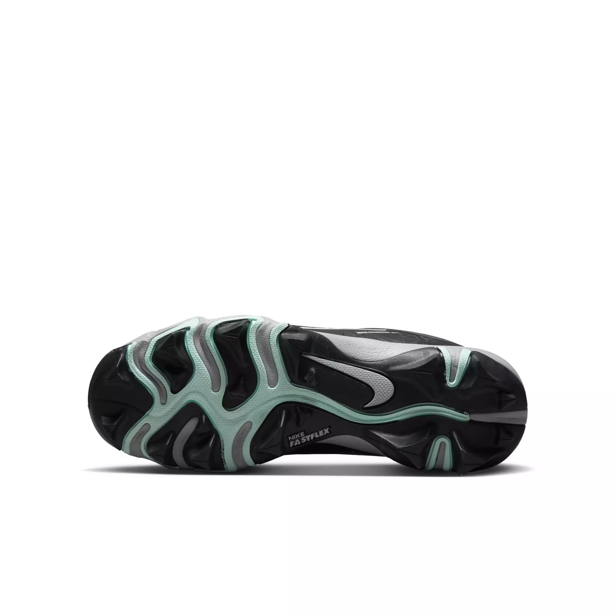 Nike Hyperdiamond 4 Keystone GG "Black/White/Dk Smoke" Grade School Girls' Softball Cleat - BLACK/WHITE