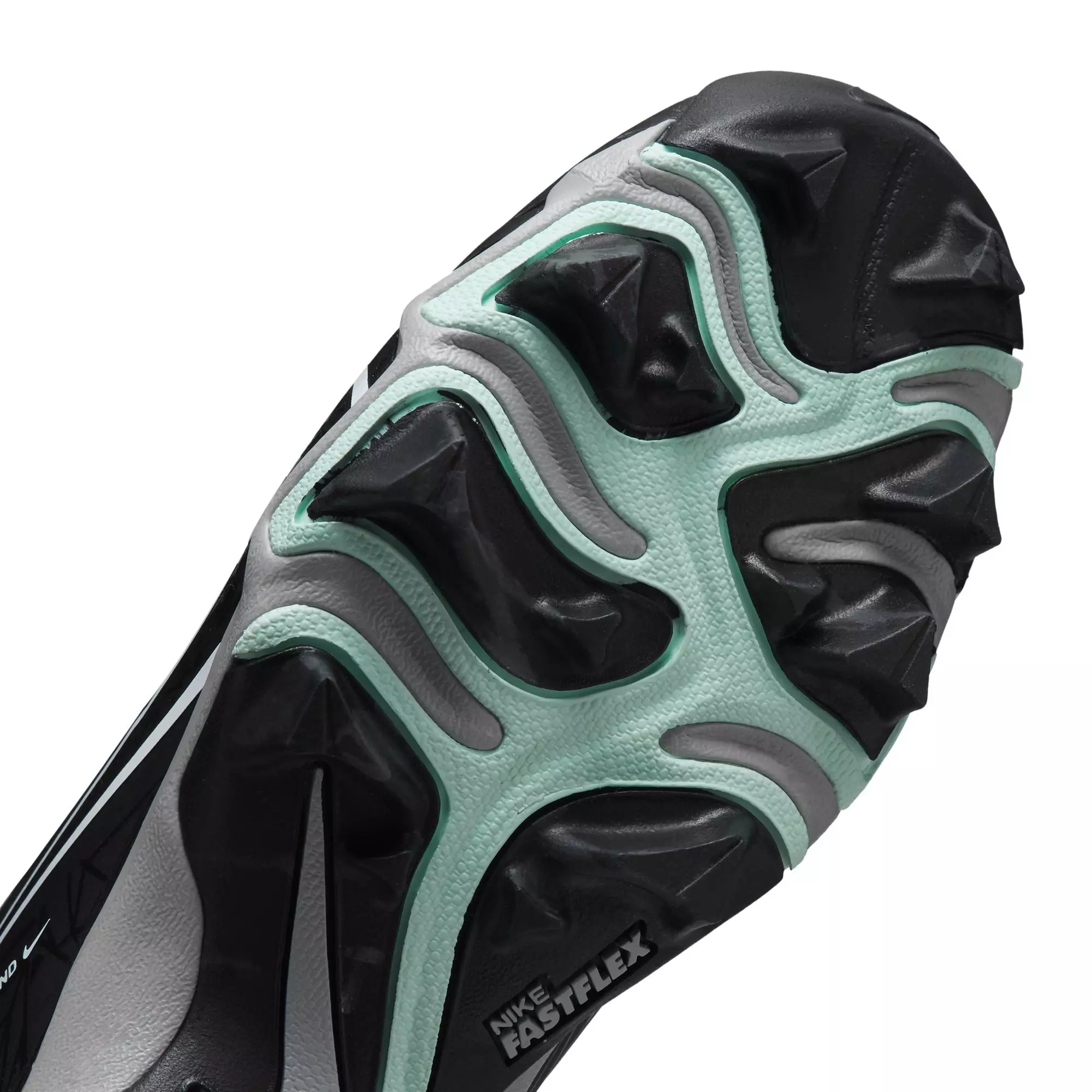 Nike Hyperdiamond 4 Keystone GG "Black/White/Dk Smoke" Grade School Girls' Softball Cleat - BLACK/WHITE