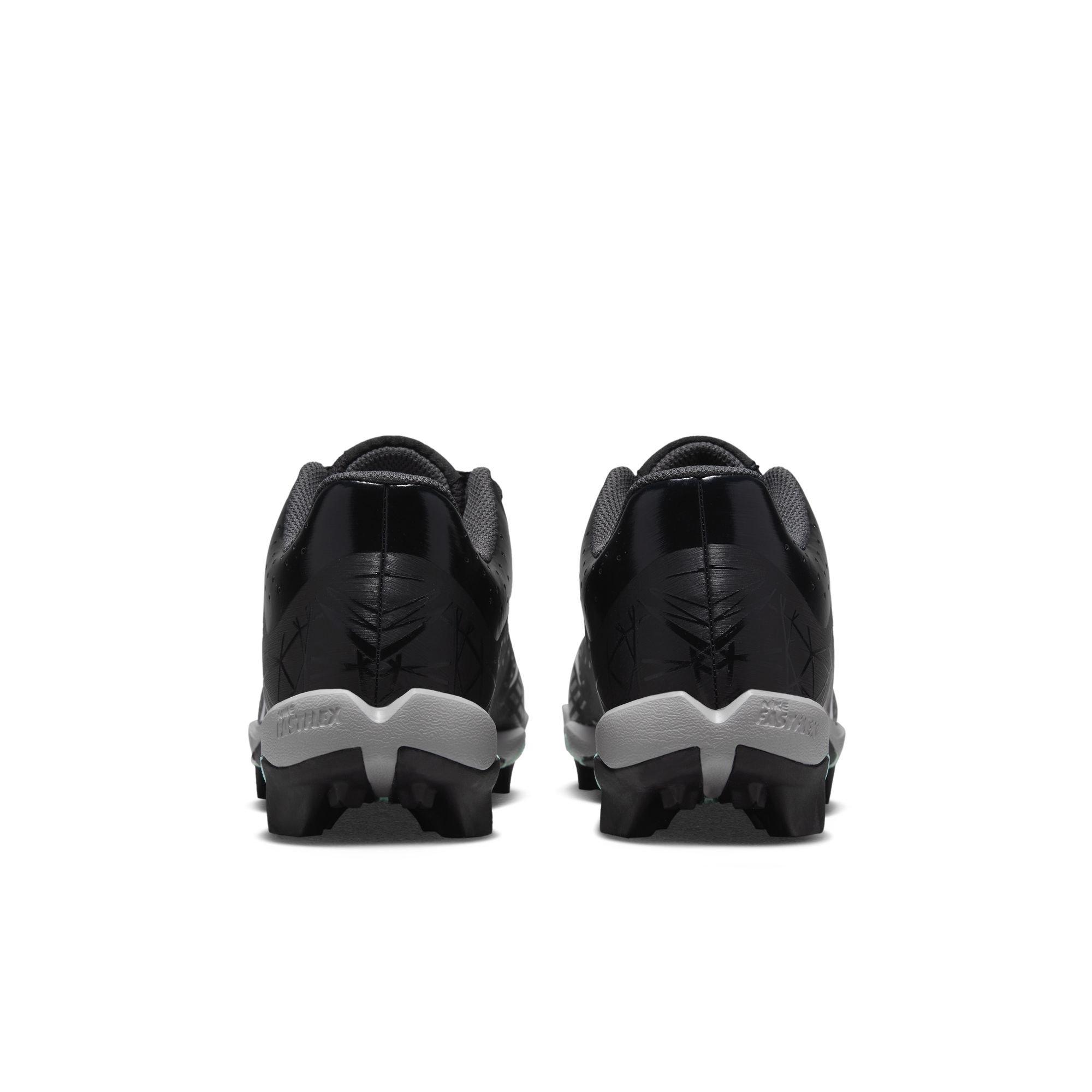 Nike Hyperdiamond 4 Keystone GG "Black/White/Wolf Grey" Preschool Girls' Softball Cleat - BLACK/WHITE Thumbnail View 7