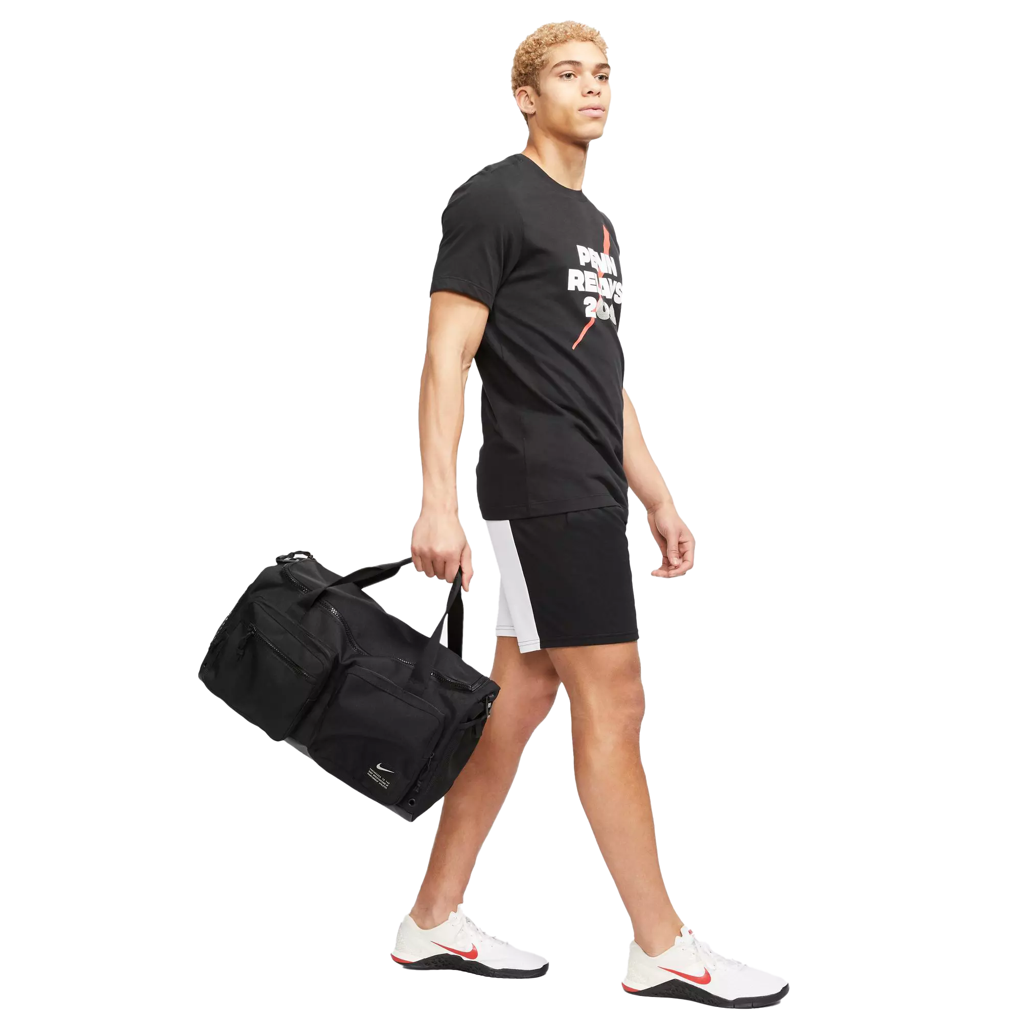 Nike Utility Power Training Small Duffel Bag-Black - BLACK