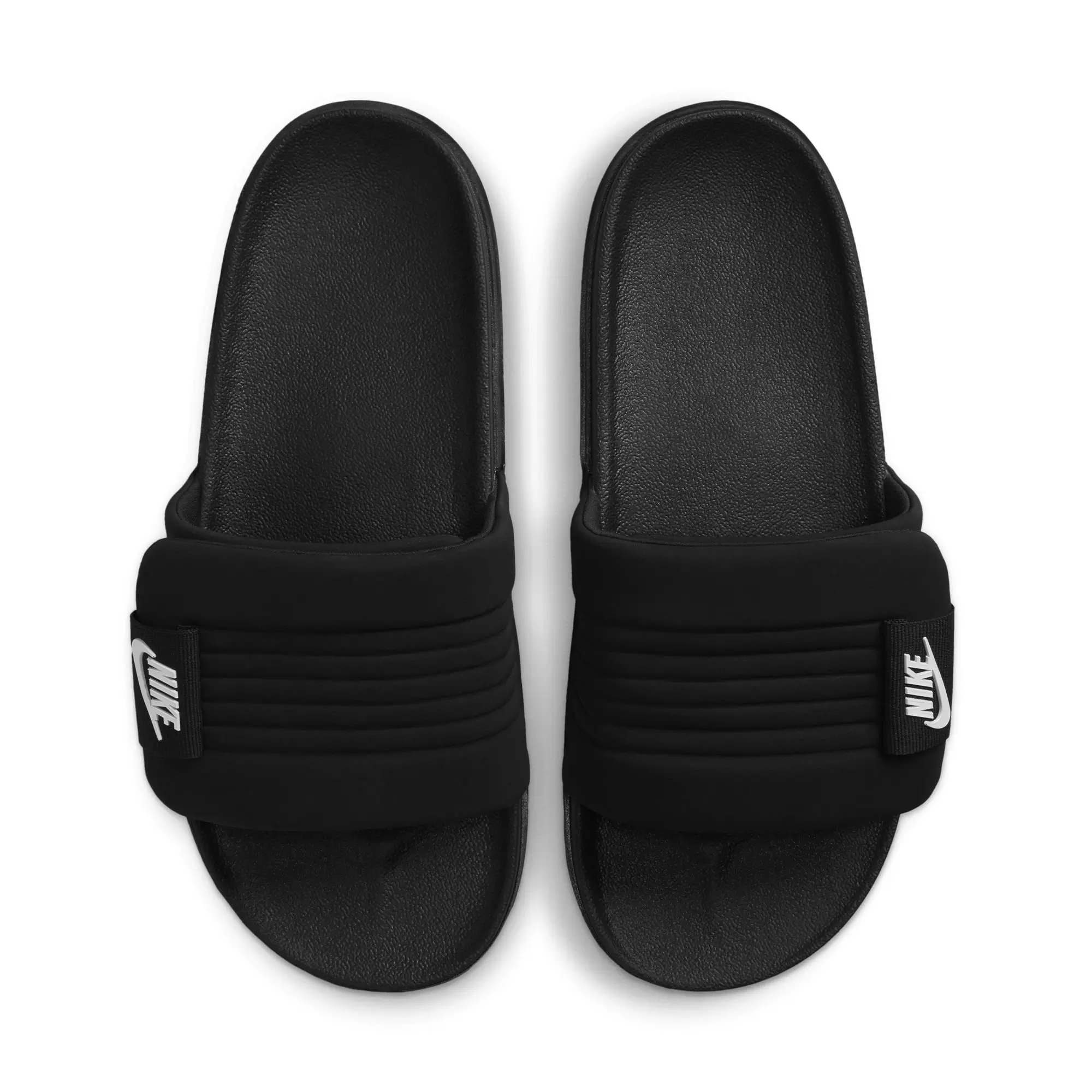 Nike OffCourt Adjust "Black/White/Black" Men's Slide - BLACK/WHITE