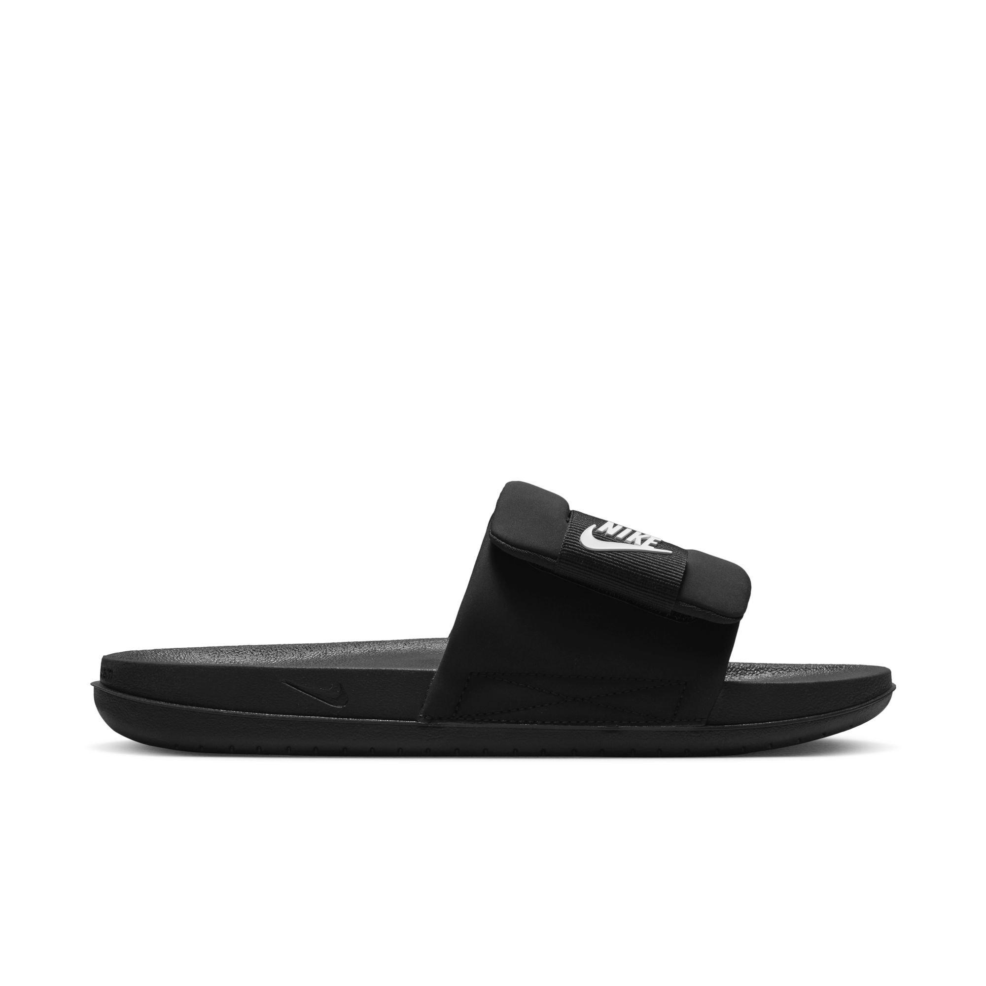 Nike OffCourt Adjust "Black/White/Black" Men's Slide - BLACK/WHITE Thumbnail View 1
