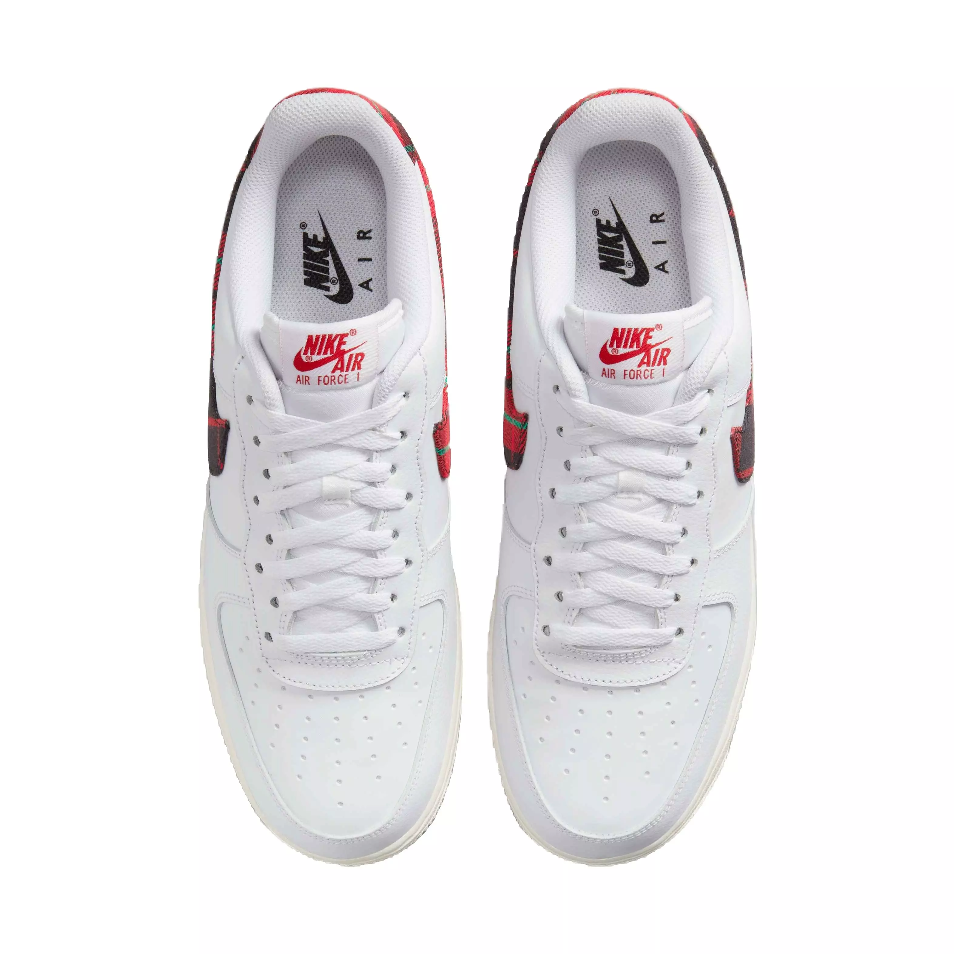 Nike Air Force 1 '07 LV8 "White/University Red/Stadium Green" Men's Shoe - WHITE/RED/GREEN