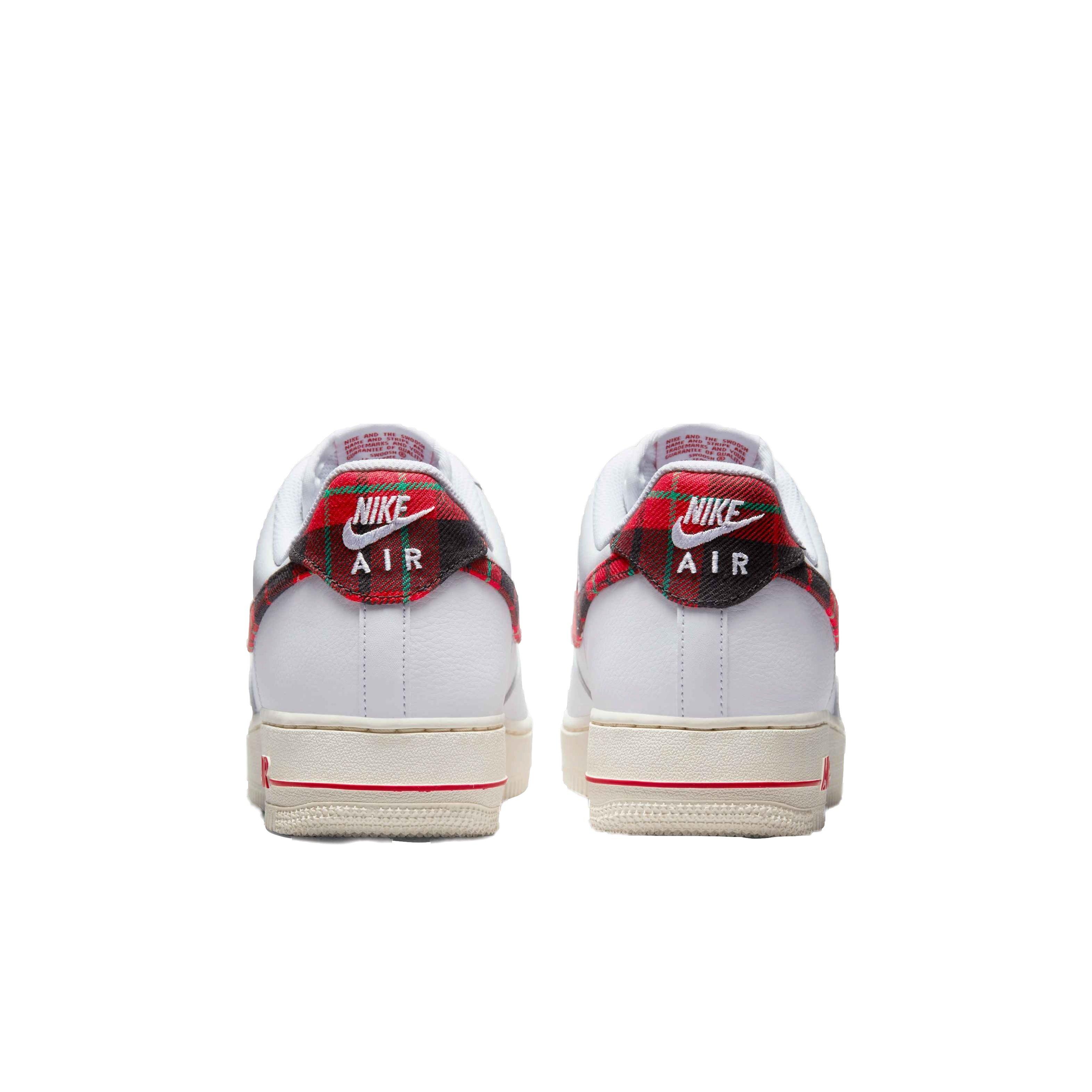 Nike Air Force 1 '07 LV8 "White/University Red/Stadium Green" Men's Shoe - WHITE/RED/GREEN Thumbnail View 5