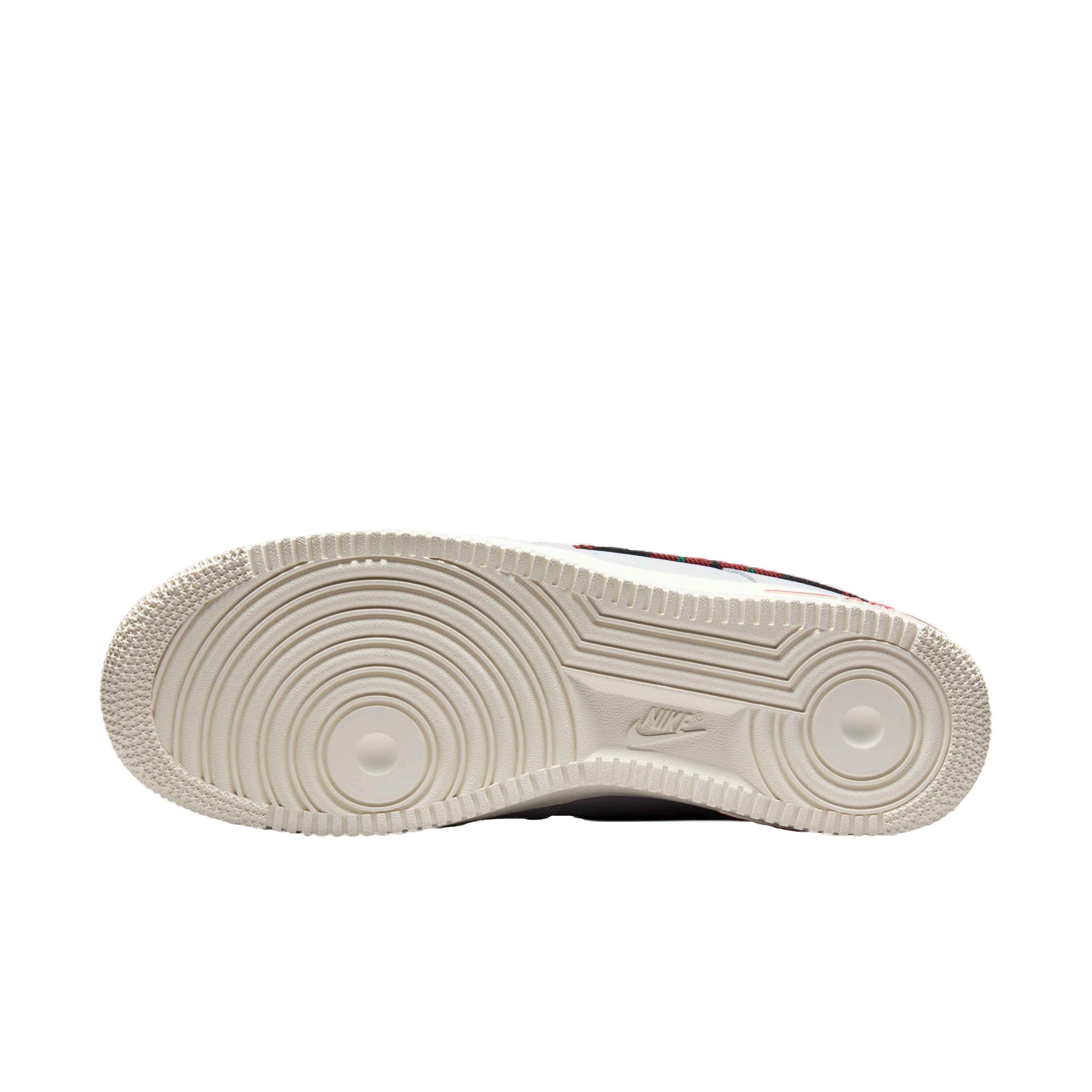 Nike Air Force 1 '07 LV8 "White/University Red/Stadium Green" Men's Shoe - WHITE/RED/GREEN Thumbnail View 6