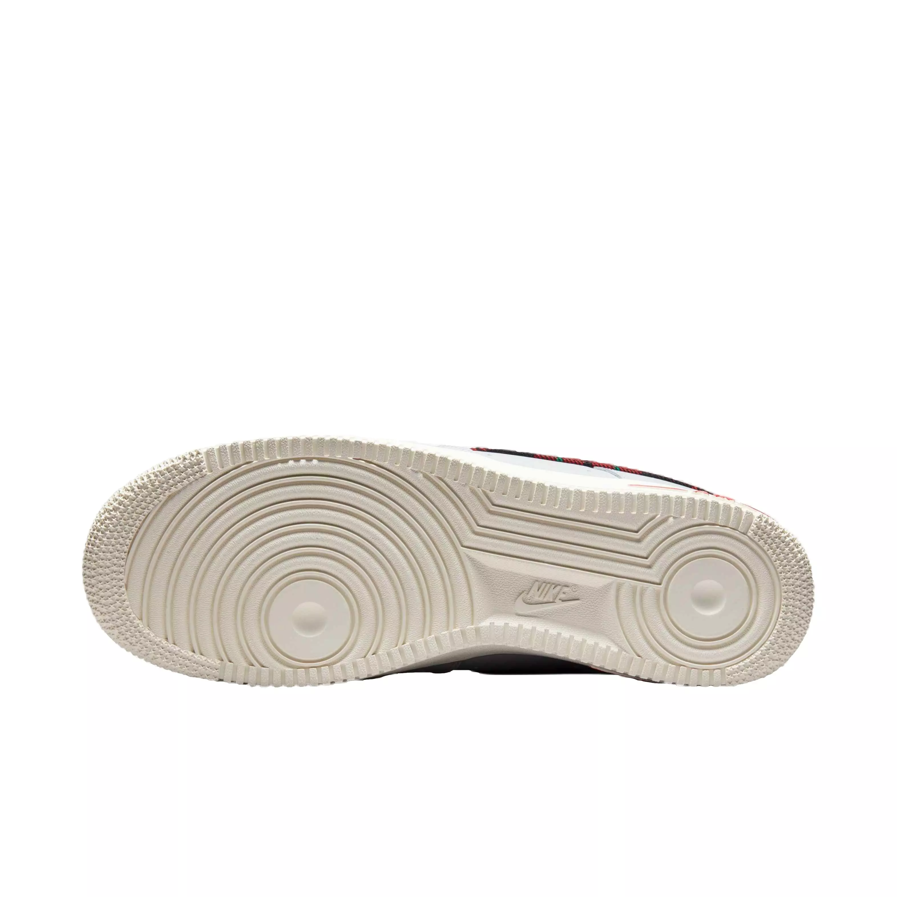 Nike Air Force 1 '07 LV8 "White/University Red/Stadium Green" Men's Shoe - WHITE/RED/GREEN