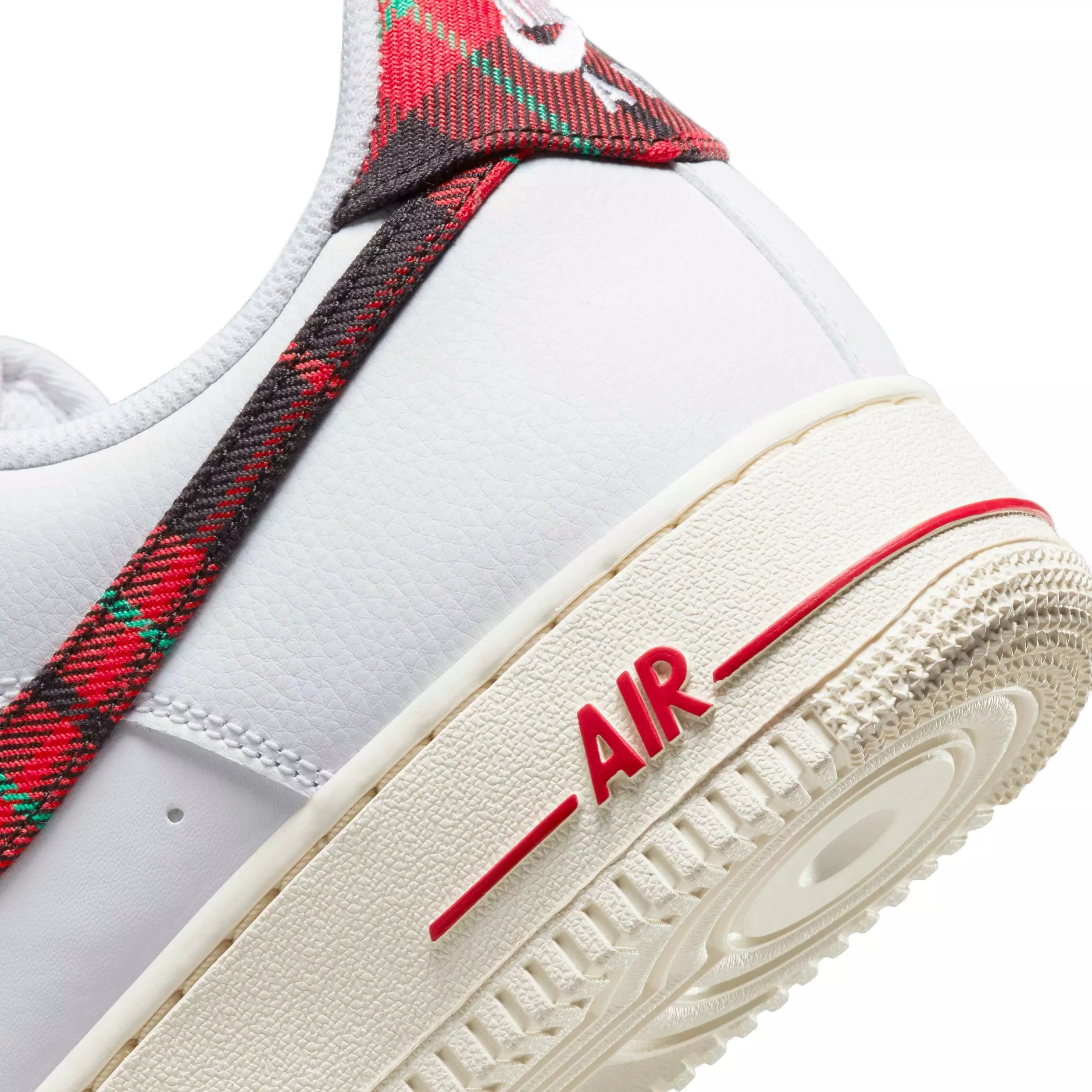 Nike Air Force 1 '07 LV8 "White/University Red/Stadium Green" Men's Shoe - WHITE/RED/GREEN