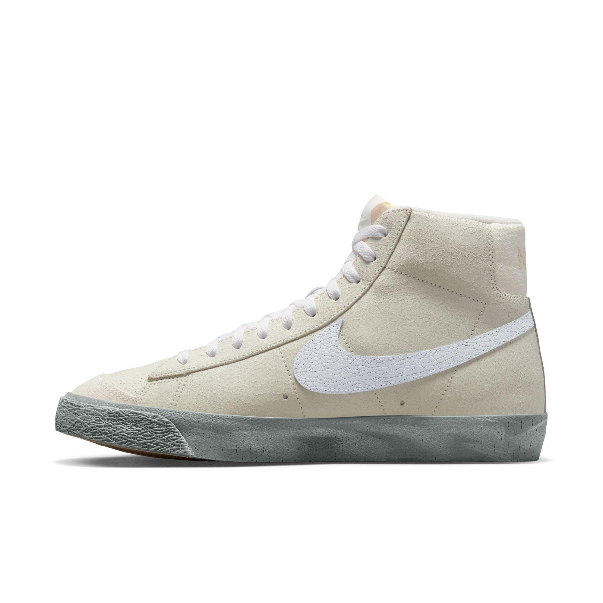 Nike Blazer Mid '77 EMB "Summit White/Phantom/Mica Green" Men's Shoe - WHITE/GREEN Thumbnail View 15