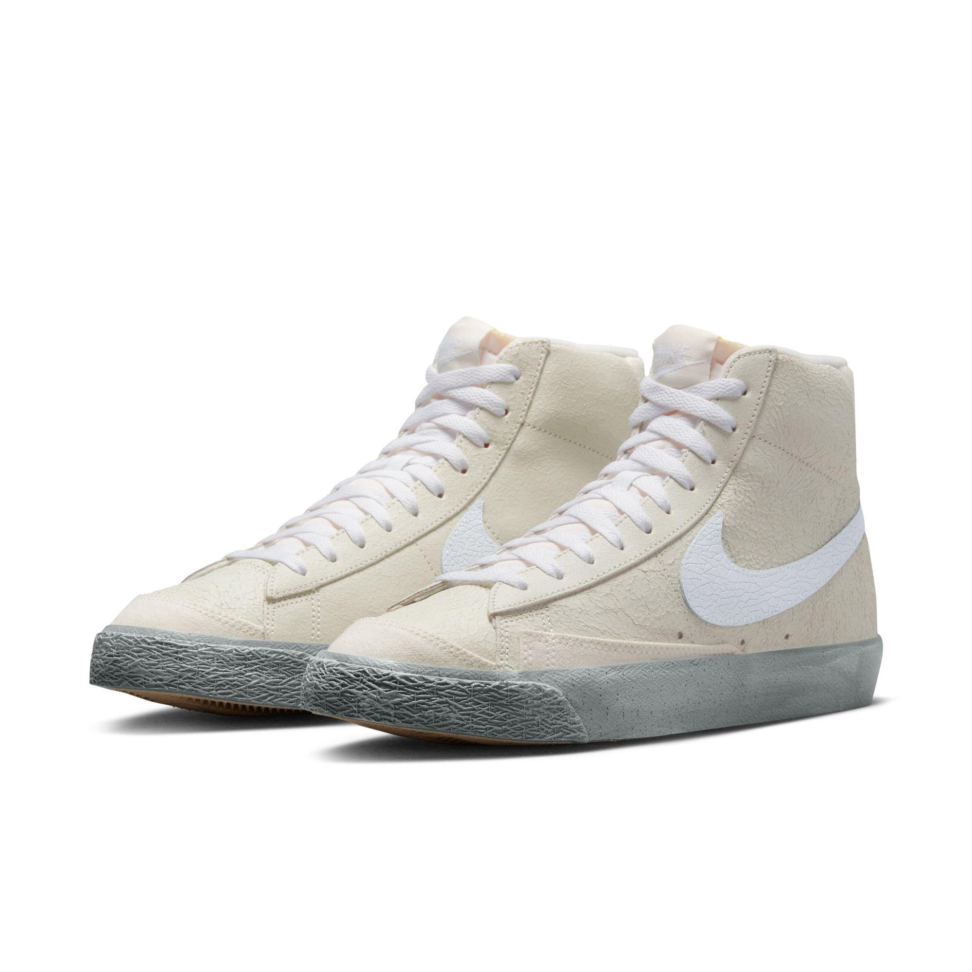 Nike Blazer Mid '77 EMB "Summit White/Phantom/Mica Green" Men's Shoe - WHITE/GREEN Thumbnail View 4