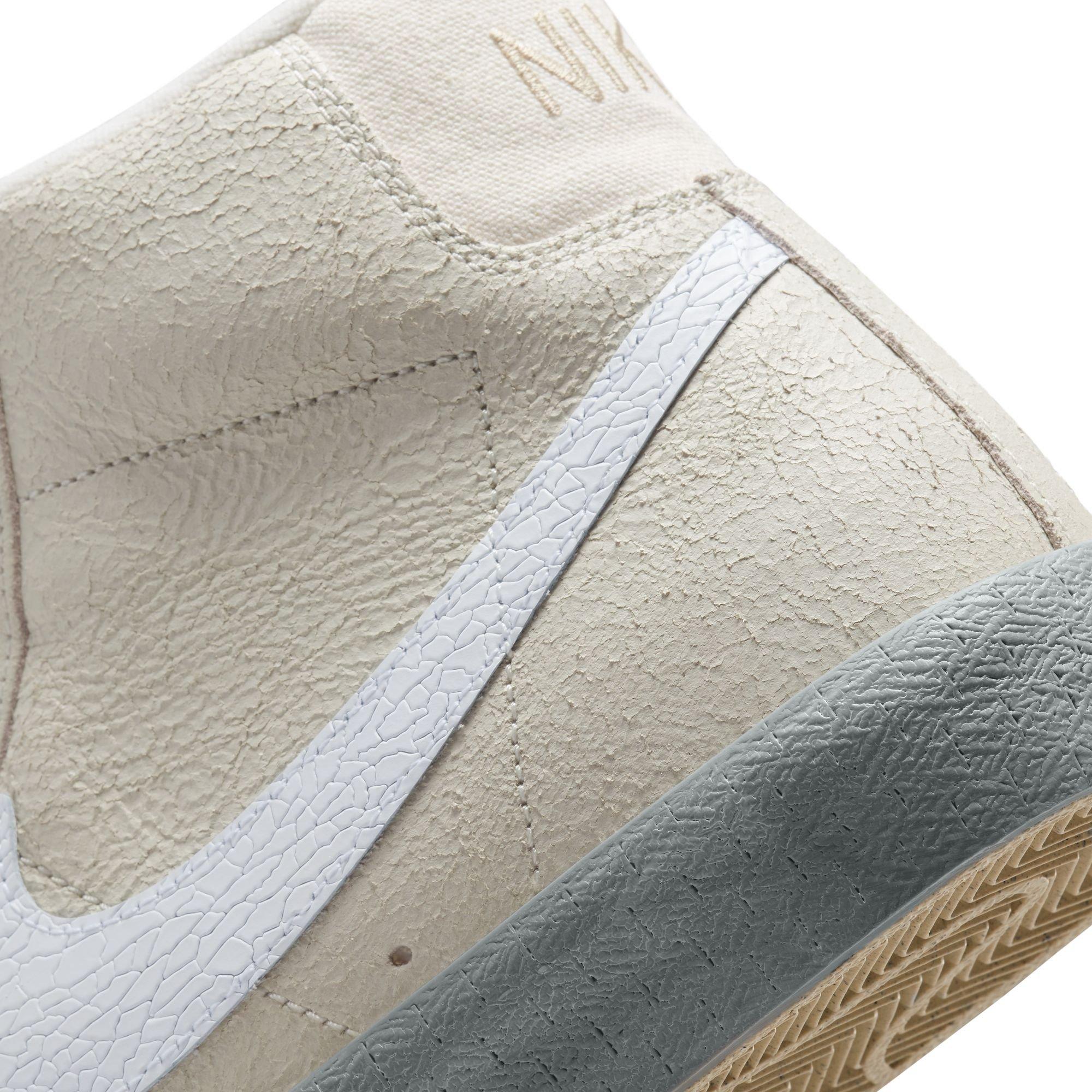 Nike Blazer Mid '77 EMB "Summit White/Phantom/Mica Green" Men's Shoe - WHITE/GREEN Thumbnail View 10
