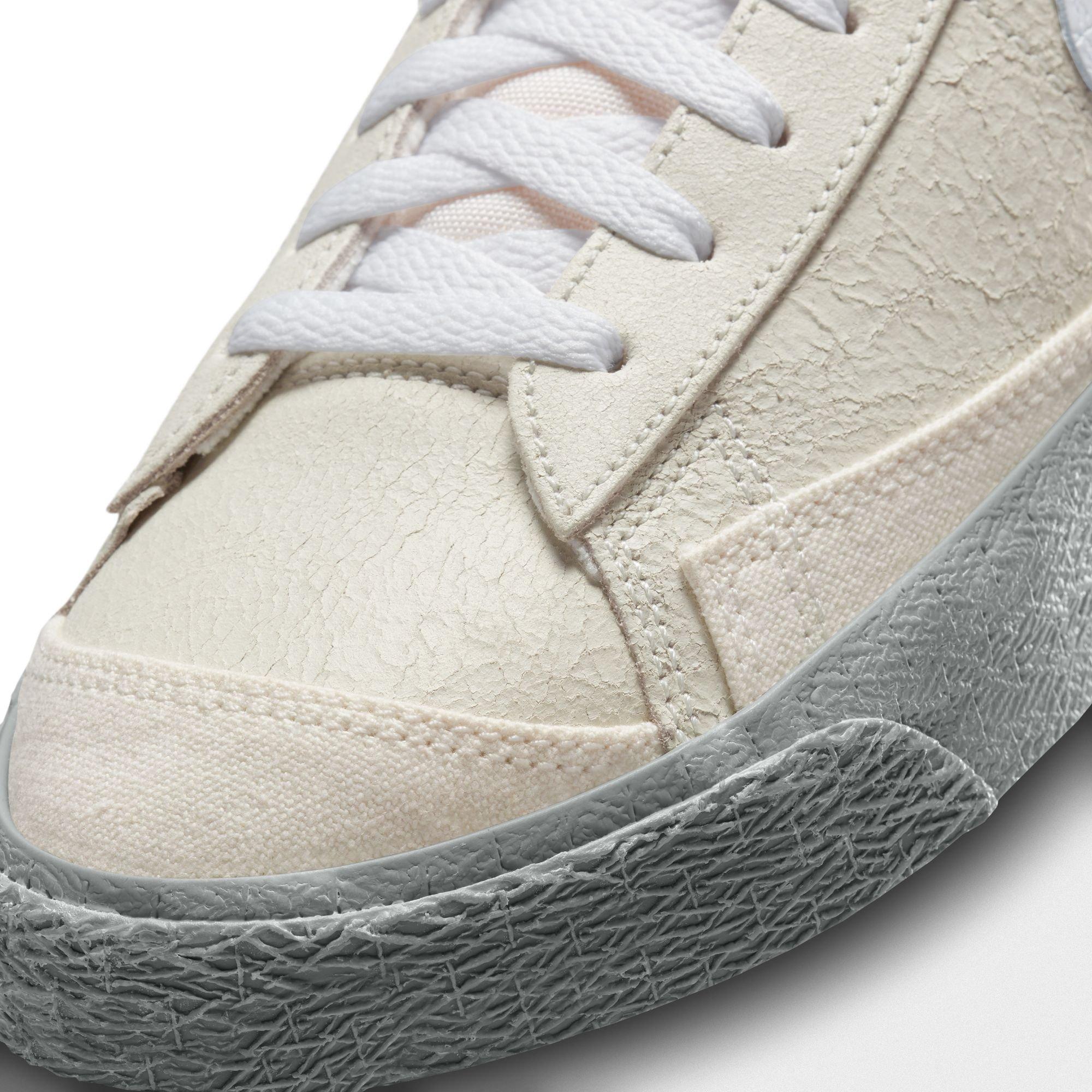 Nike Blazer Mid '77 EMB "Summit White/Phantom/Mica Green" Men's Shoe - WHITE/GREEN Thumbnail View 13
