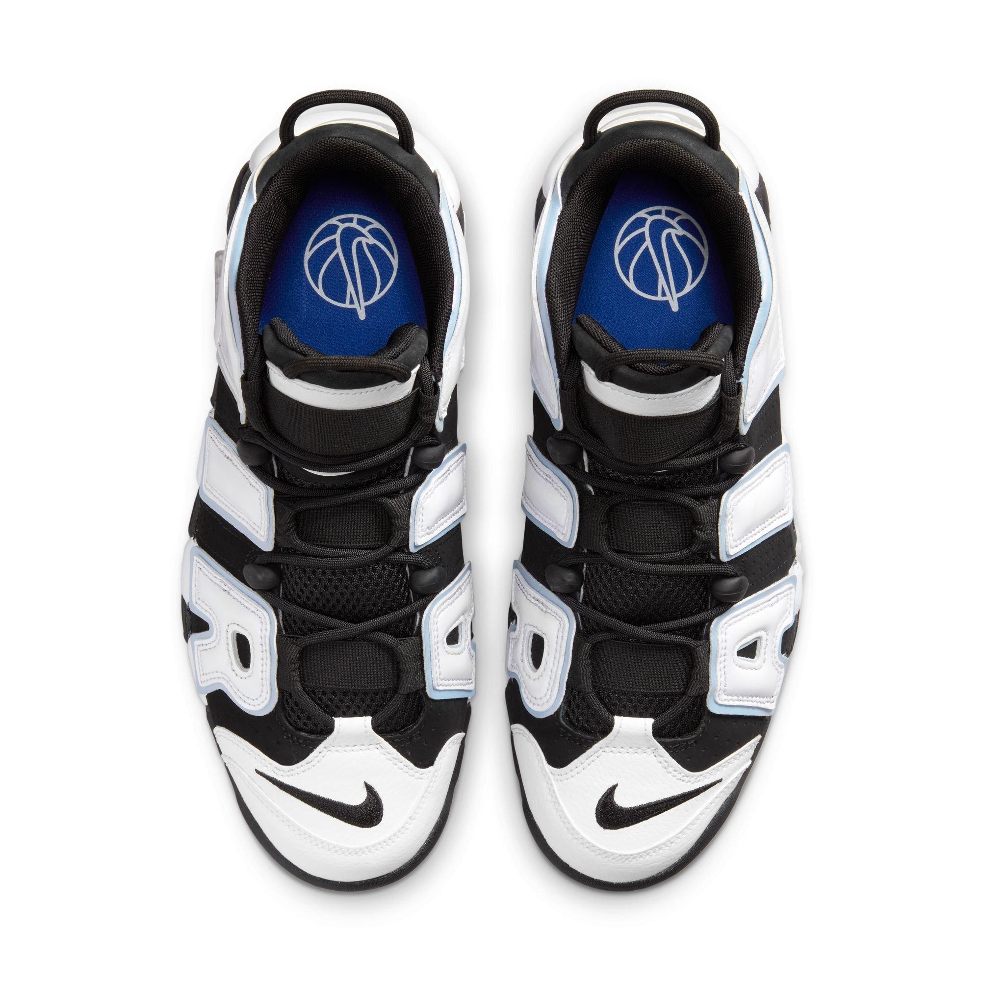 estante Agresivo viva Nike Air More Uptempo '96 "Black/White/Multi/Cobalt Bliss" Men's Shoe