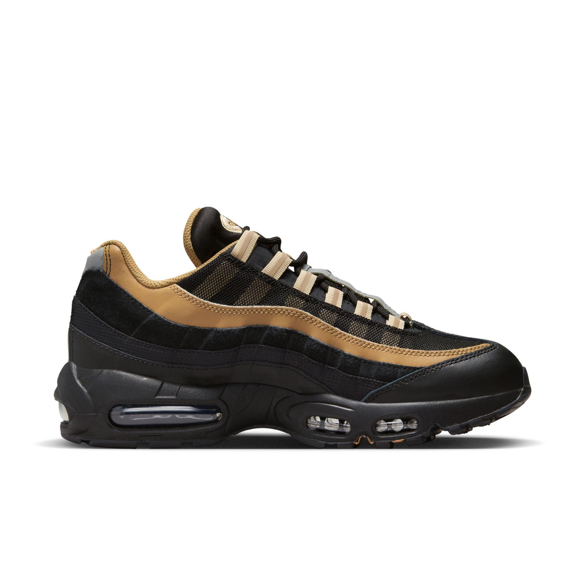 Nike Air Max 95 Black/Summit White/Elemental Gold/Sesame Men's Shoe -  Hibbett | City Gear