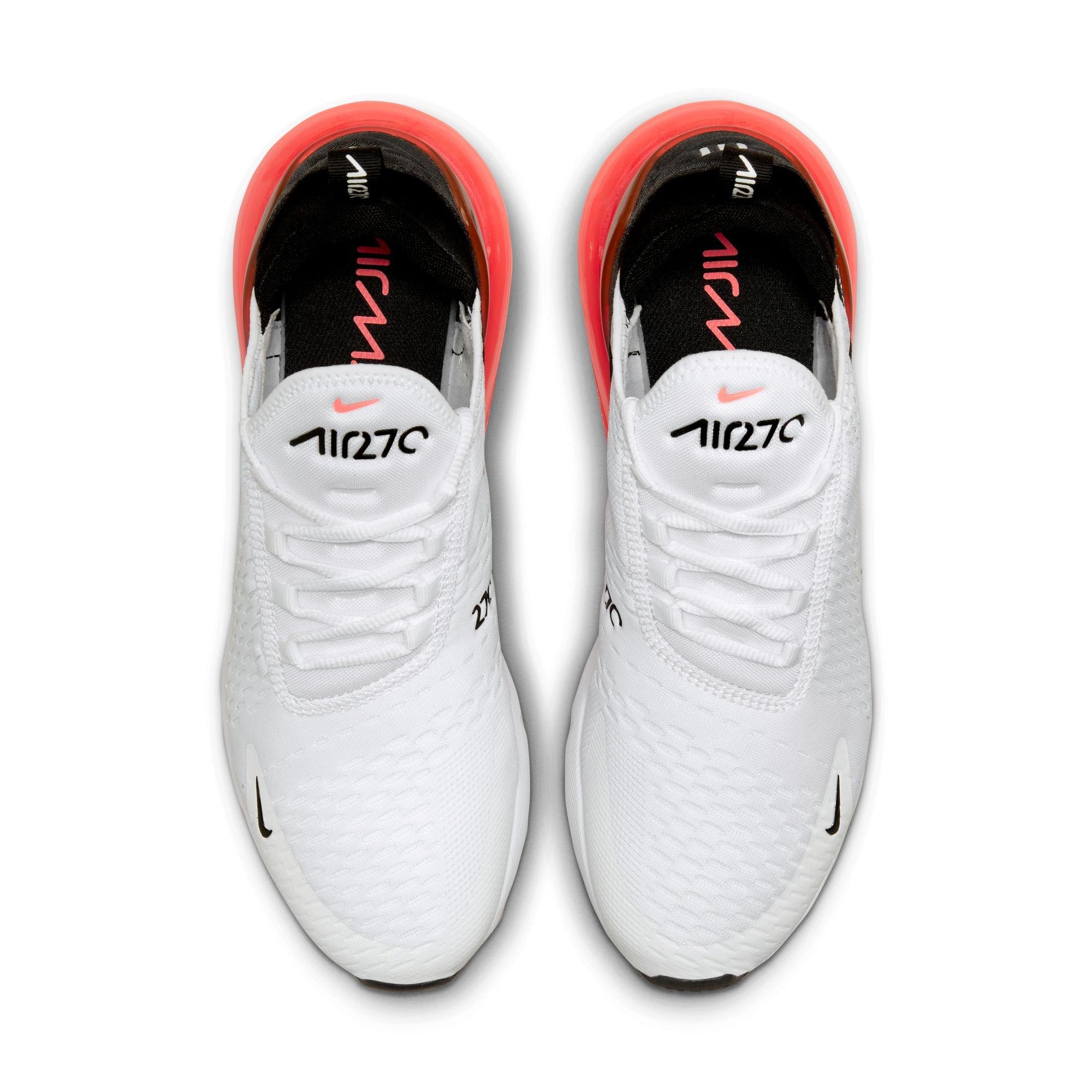 Nike air max 270 shop men's white hot punch