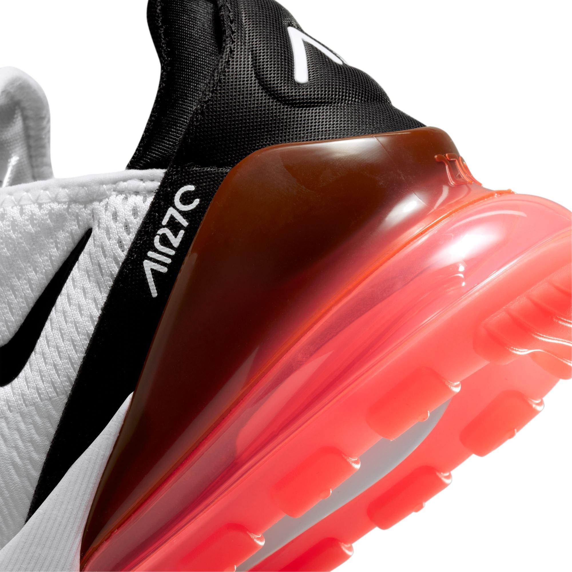 stil bezig bout Nike Air Max 270 "White/Black/Hot Punch" Men's Shoe