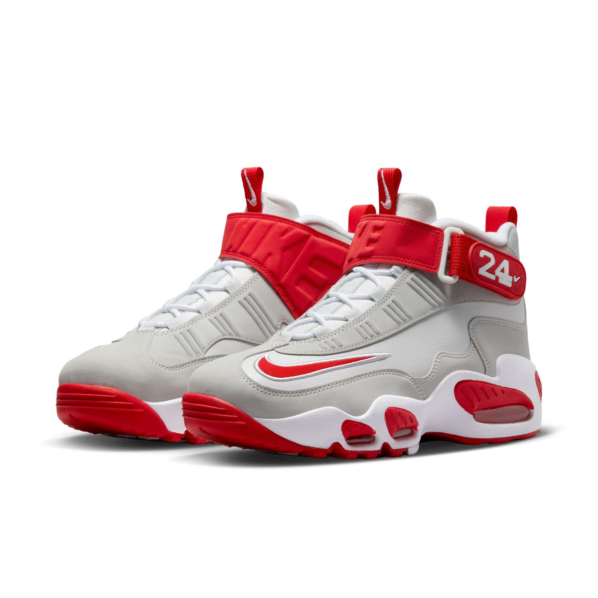 Nike Air Griffey Max 1 Cincinnati Men's Shoes, Grey/Red, Size: 9