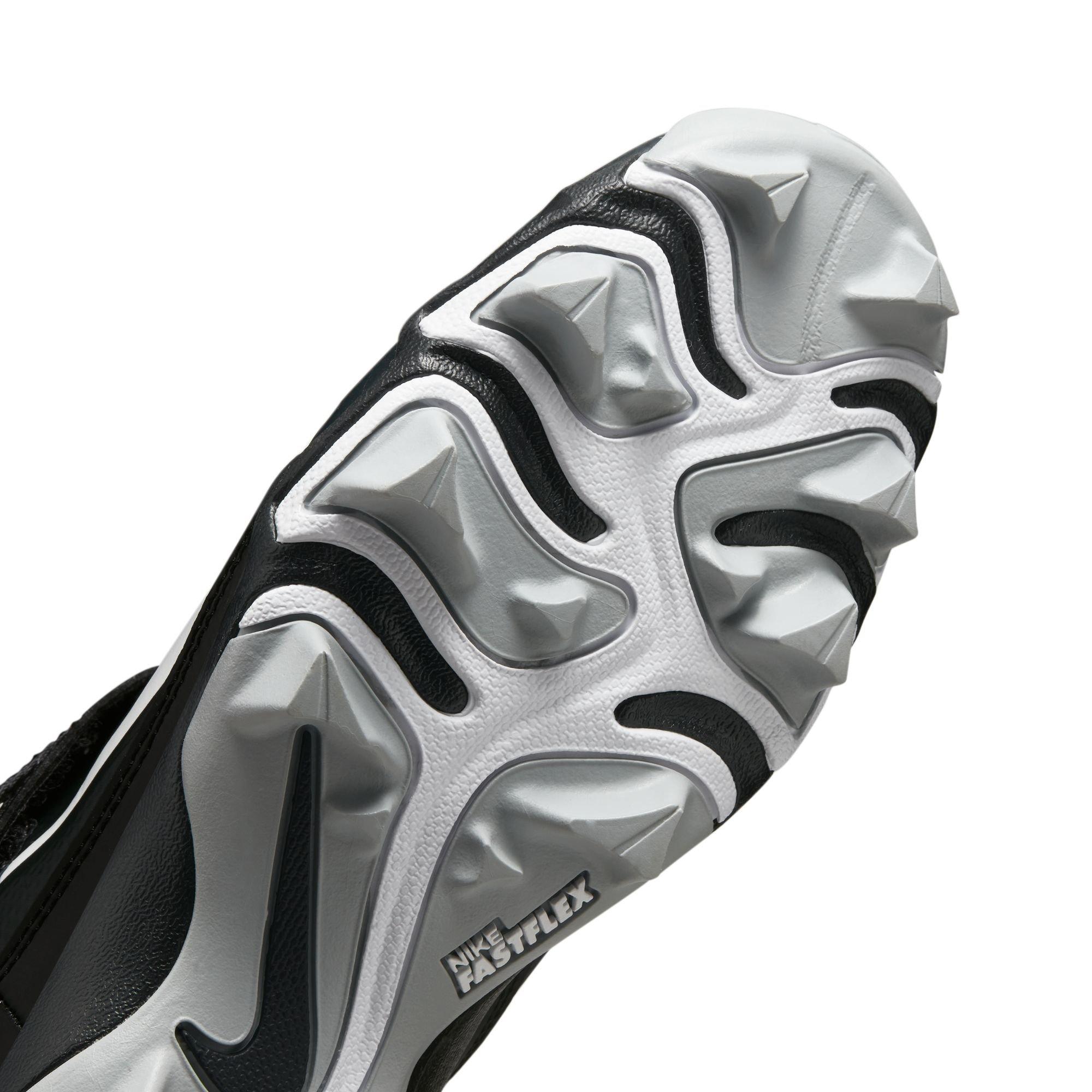 Nike Force Trout 8 Keystone "Black/White/Dk Smoke Grey" Grade School Boys' Baseball Cleat - BLACK/WHITE Thumbnail View 10
