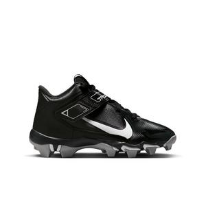 CUSTOM Nike iD Alpha Huarache Elite 2 Mid Baseball Cleats Boys Sz 4