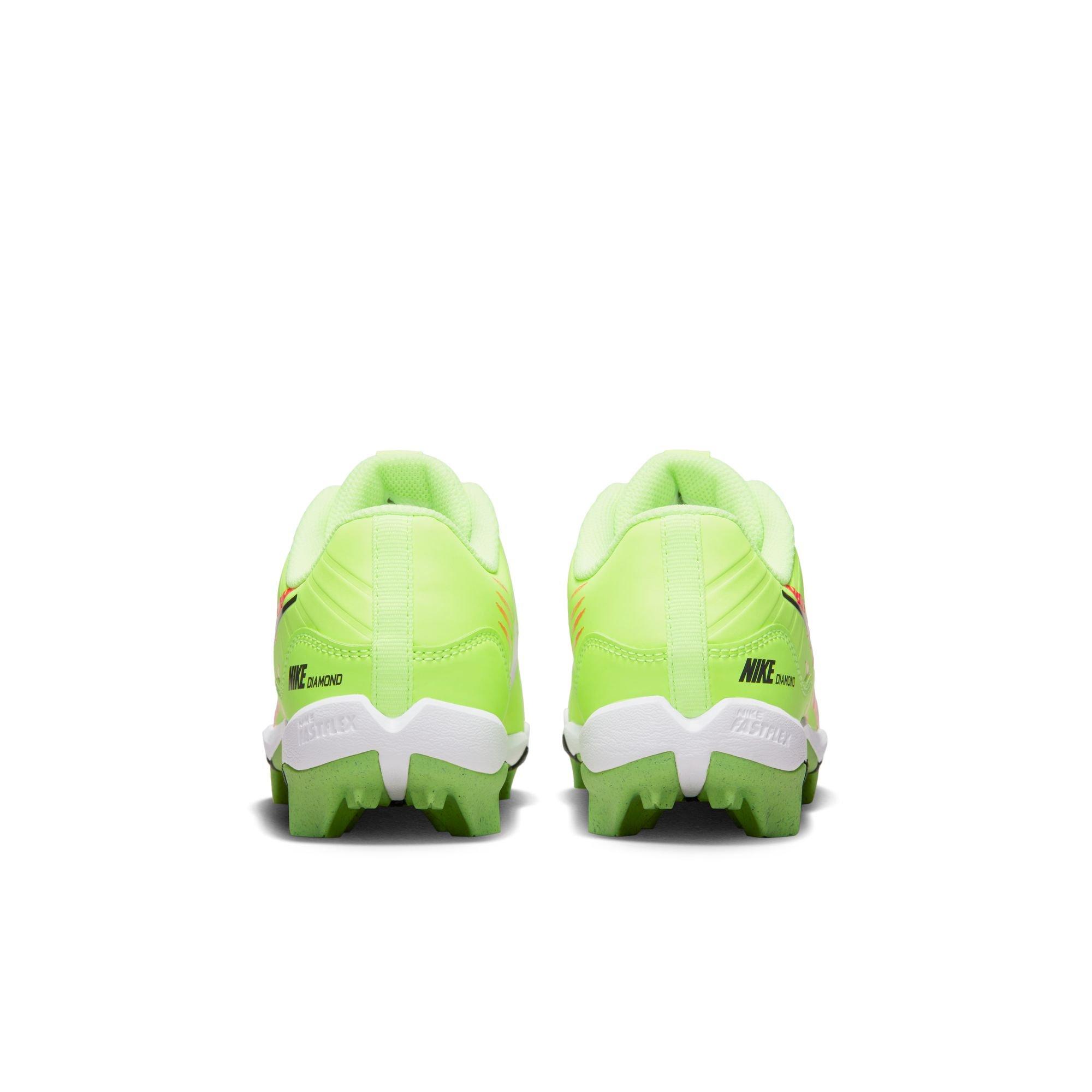 Nike Alpha Huarache 4 Keystone "Ghost Green/Black/Bright Crimson" Preschool Boys' Baseball Cleat - VOLT Thumbnail View 7
