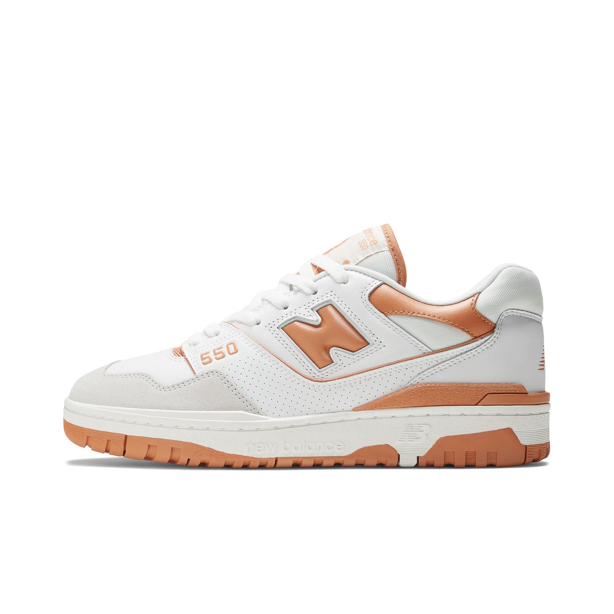 White and orange store new balance