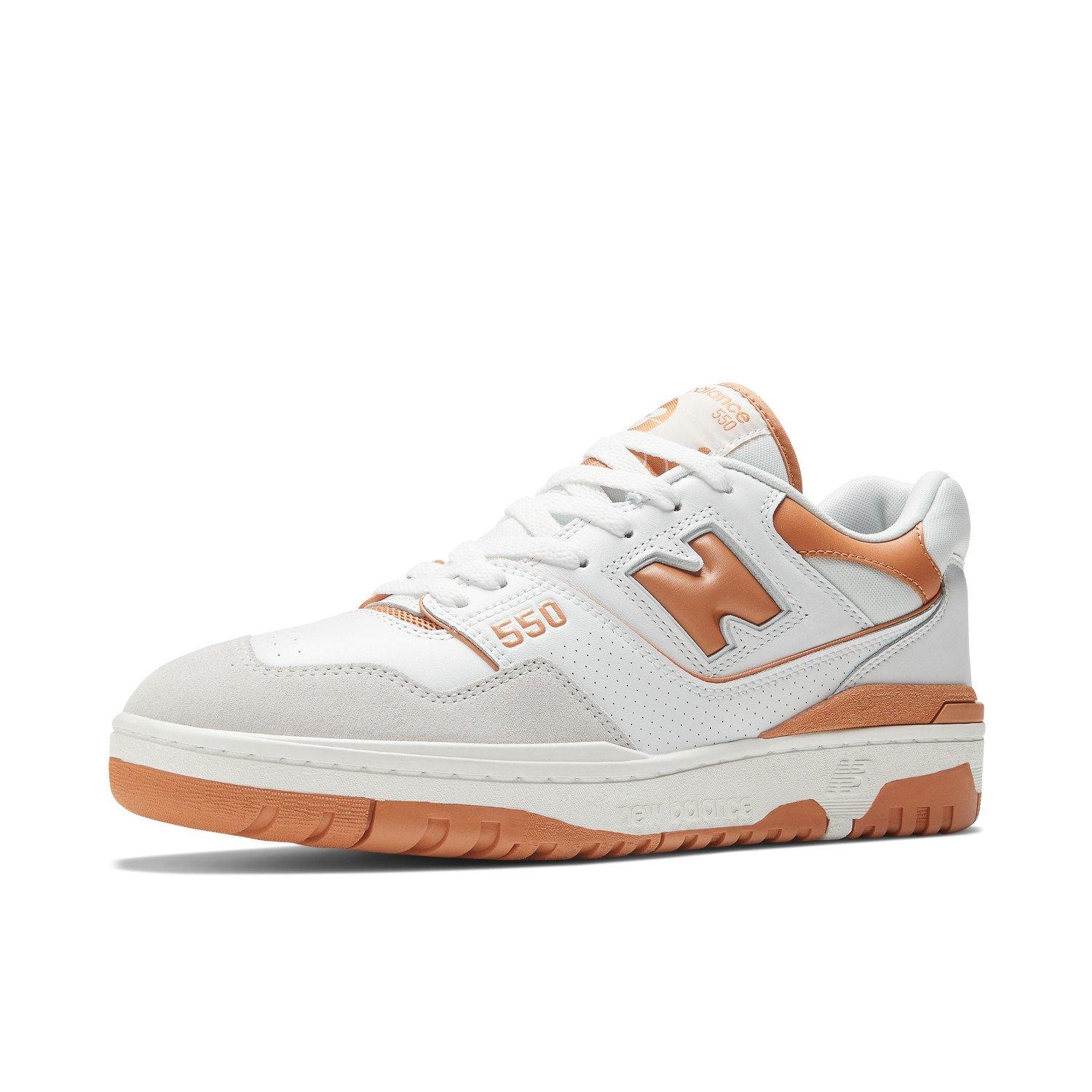 New Balance 550 Men's White/Orange Shoe