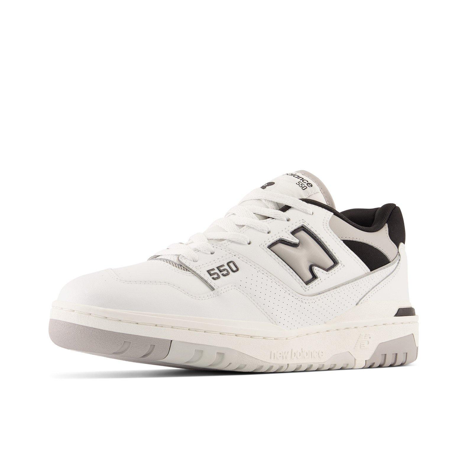 New Balance 550 White/Grey Men's Shoe - Hibbett