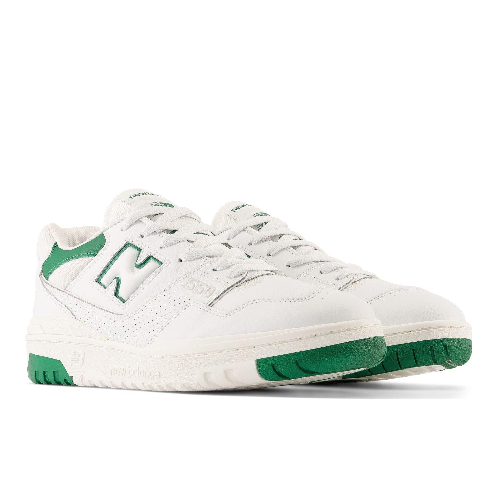 New Balance 550 Men's White/Green Shoe