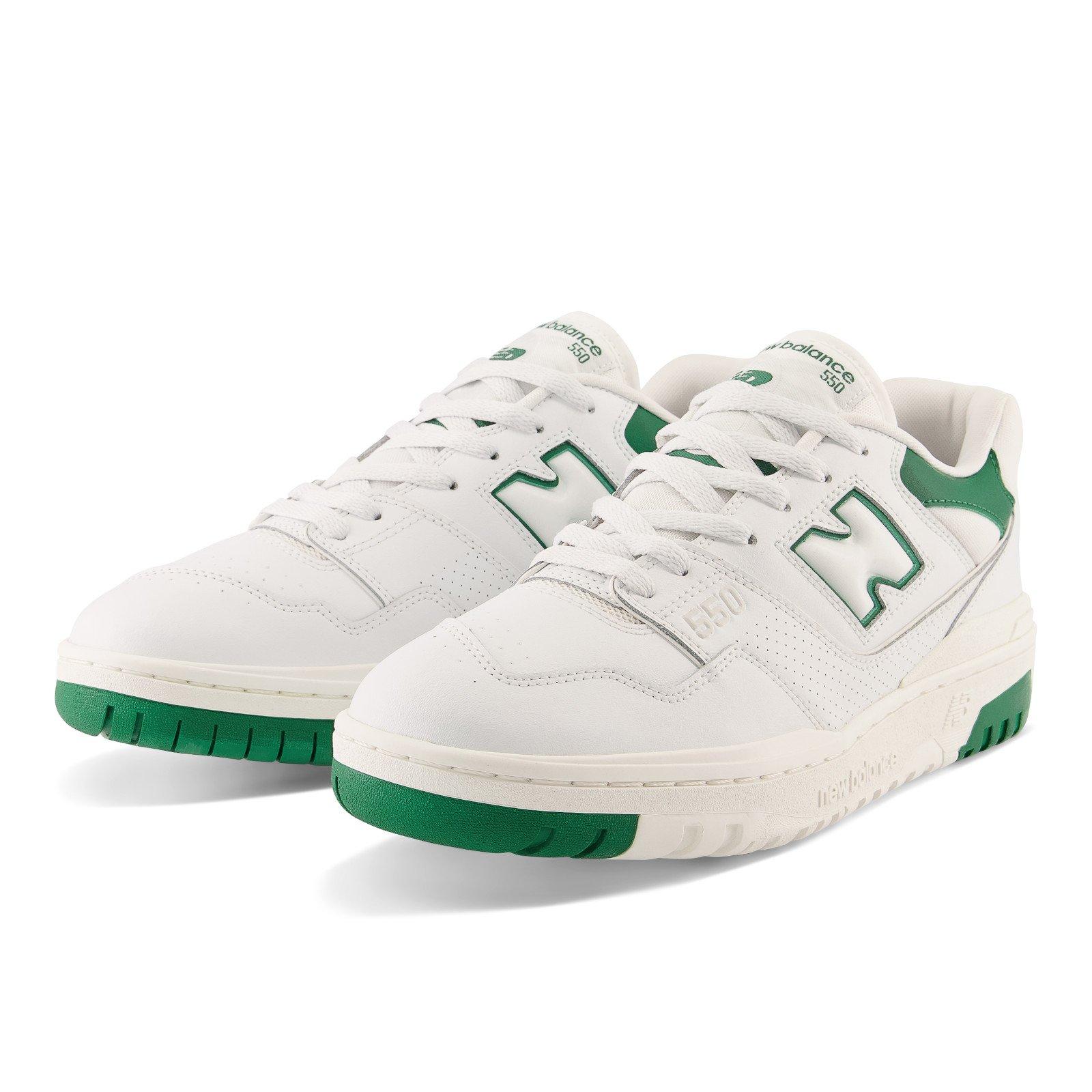 New Balance 550 Men's White/Green Shoe