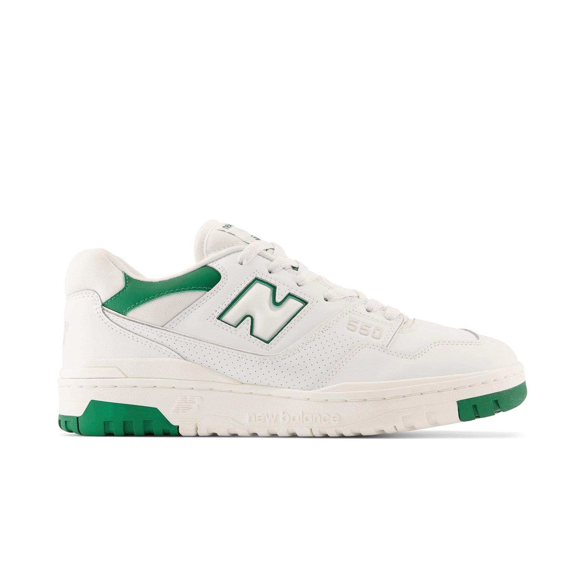 new balance 550 white green size 6