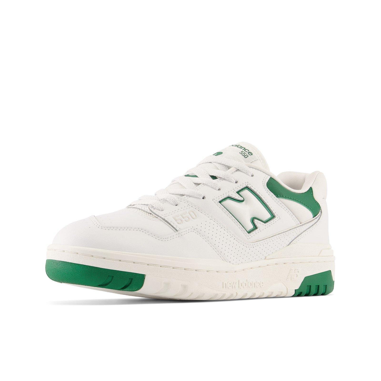 New Balance 550 Men's White/Green Shoe