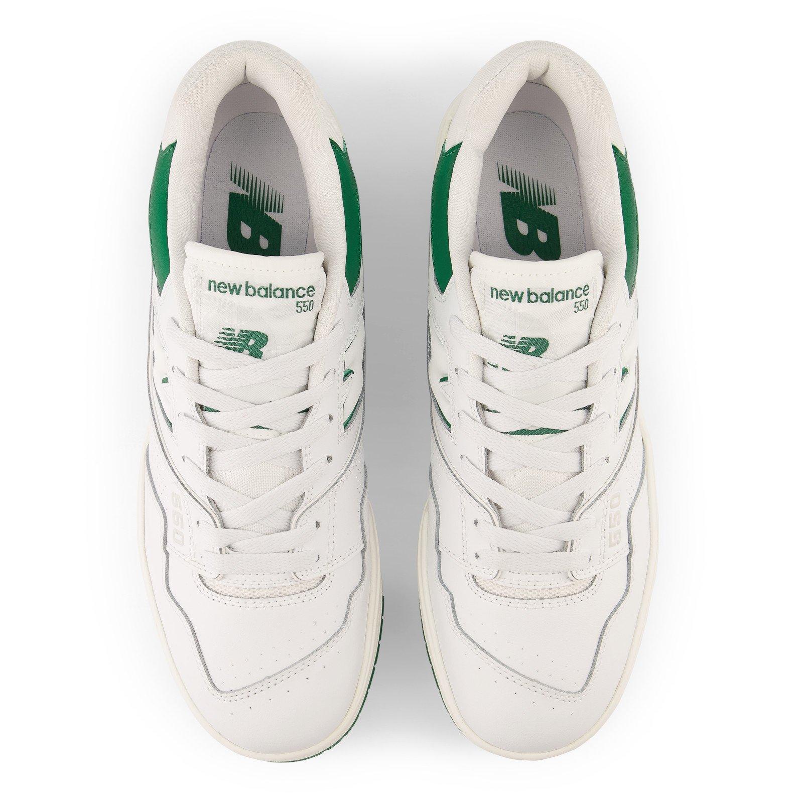 New Balance 550 Men's White/Green Shoe