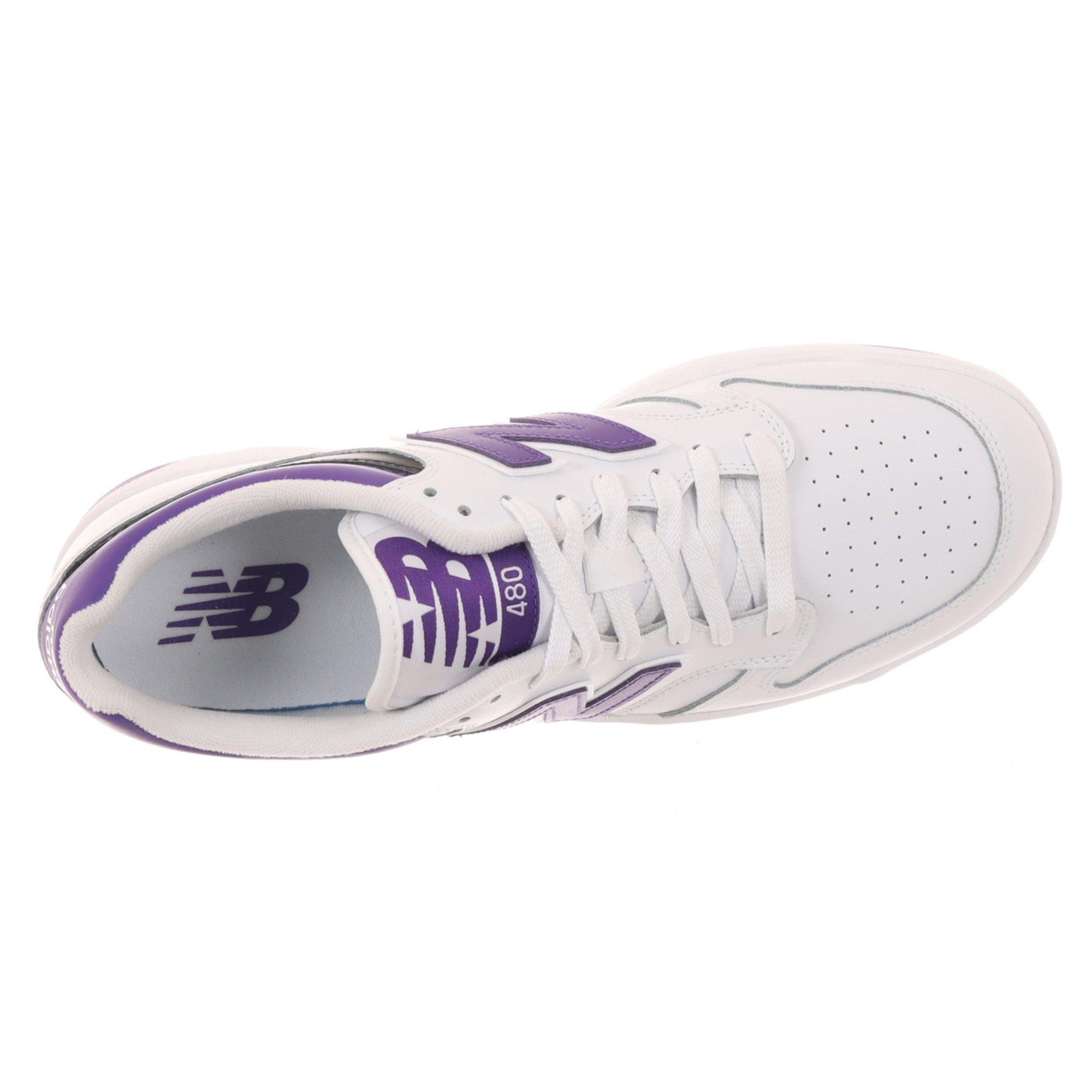 New Balance 480 Men's White/Purple Shoe