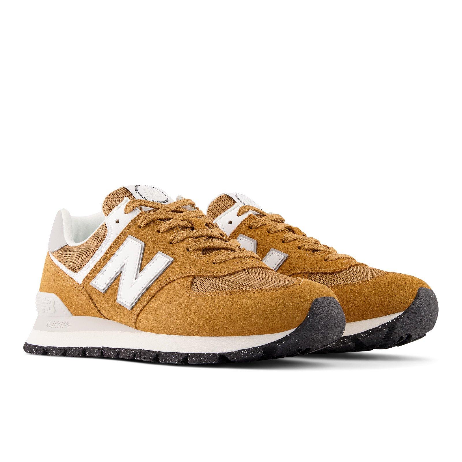 New Balance 574 Men's Essential Orange/White Shoe